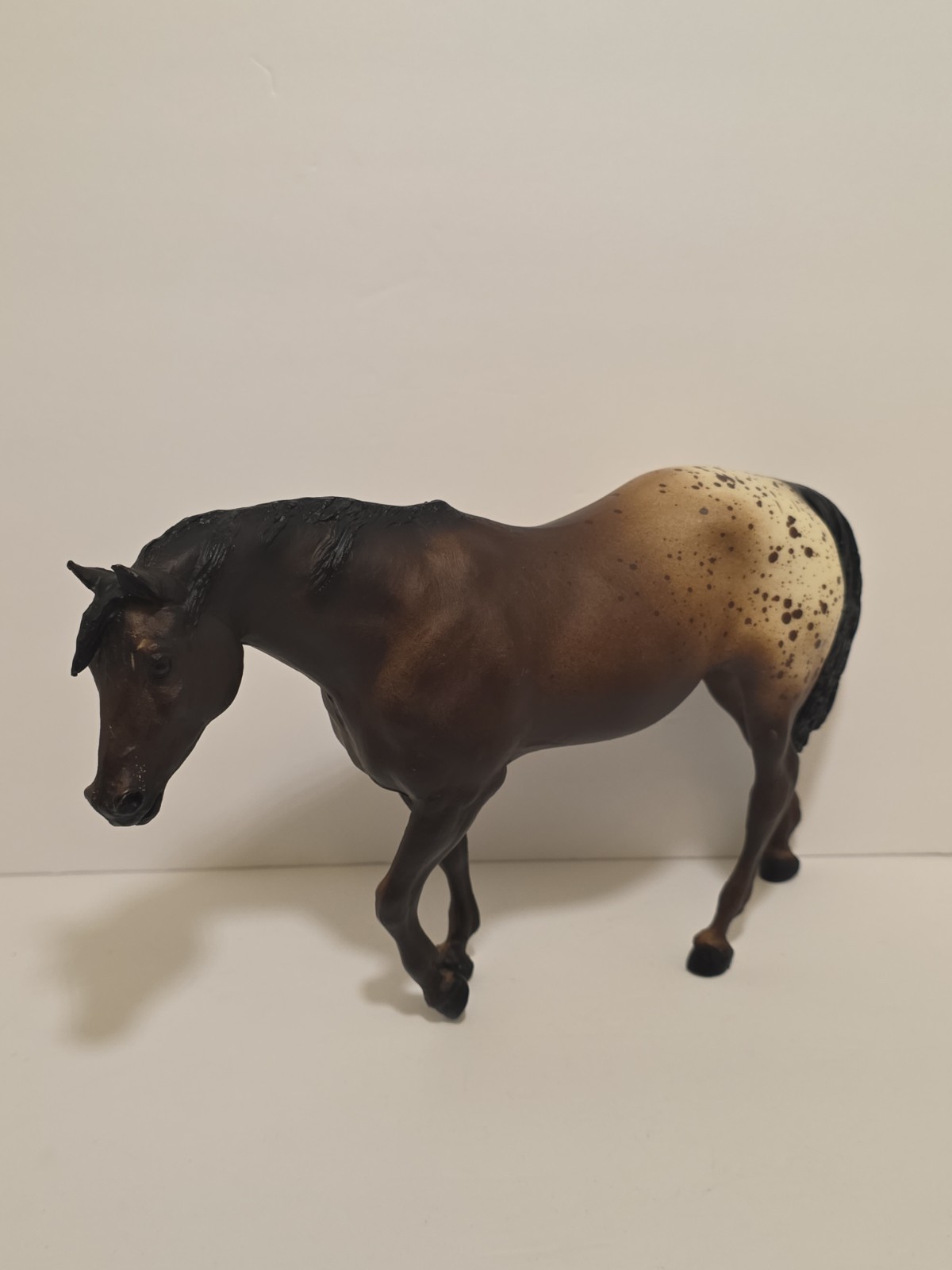 Breyer Traditional Indian Pony Dark Bay Appaloosa Model #174 Made In USA 