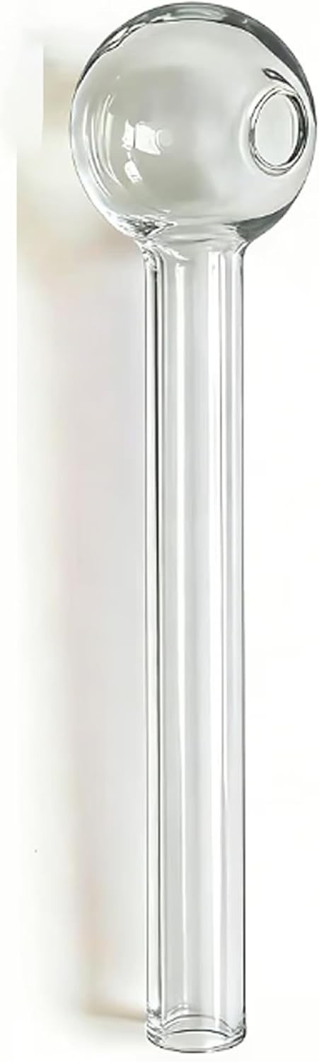 Oil System Lamp Burners, Borosilicate Clear Glass, 6 inch, Choose Your Quantity