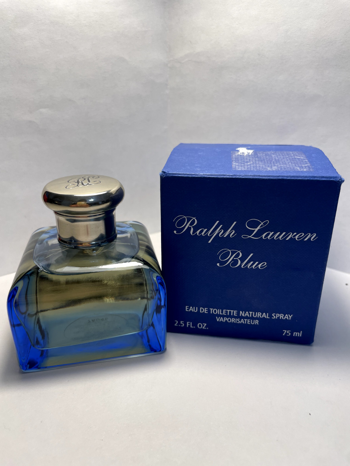 Ralph Lauren BLUE Women's Eau De Toilette Spray 2.5 fl.oz 75 ml *first formula*