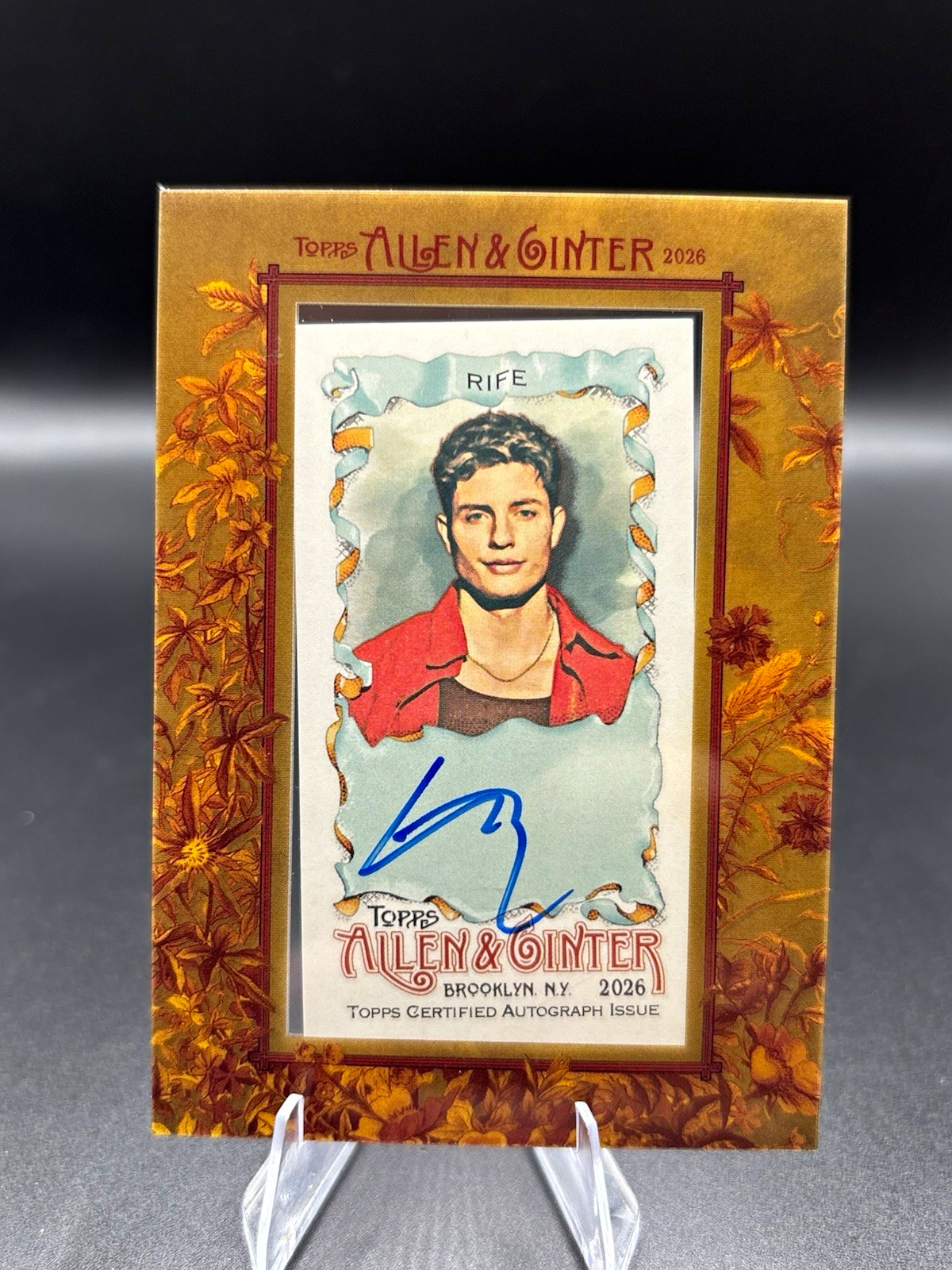 Topps 2026 Allen & Ginter Matt Rife Framed Mini Auto MA-RI 