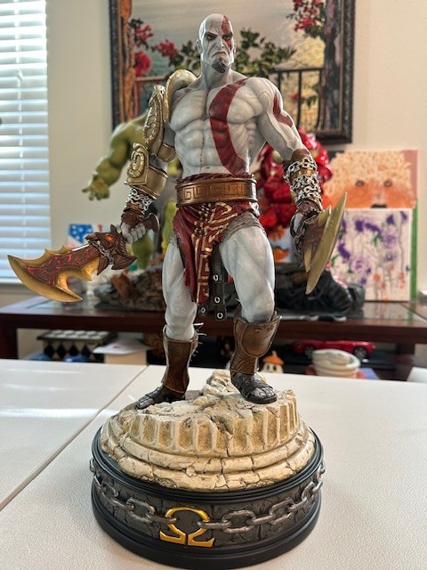 God of War Kratos Statue - Sideshow Collectibles - RARE Sample Edition