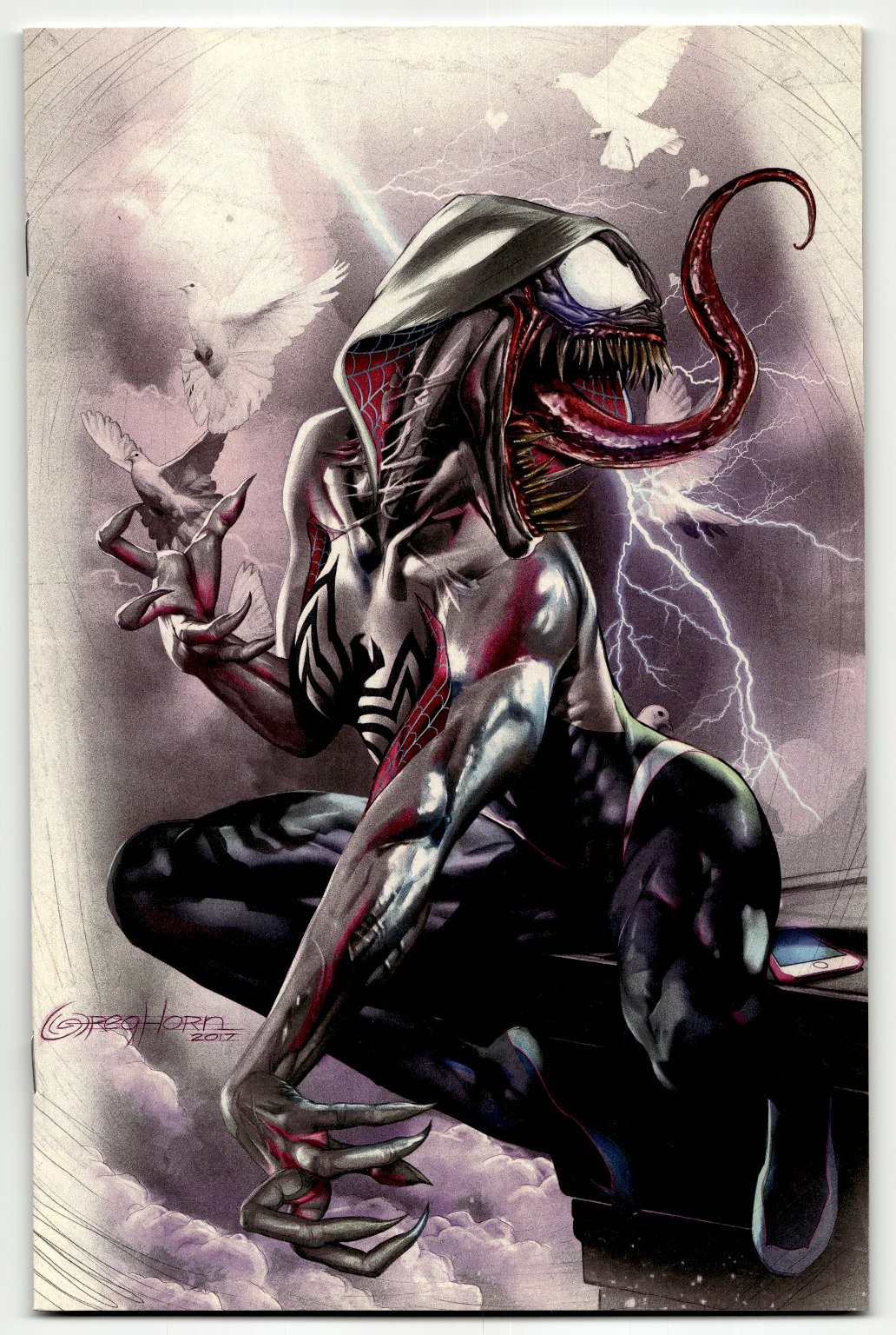 Edge of Venomverse #1 Variant Cover Greg Horn Marvel 2017