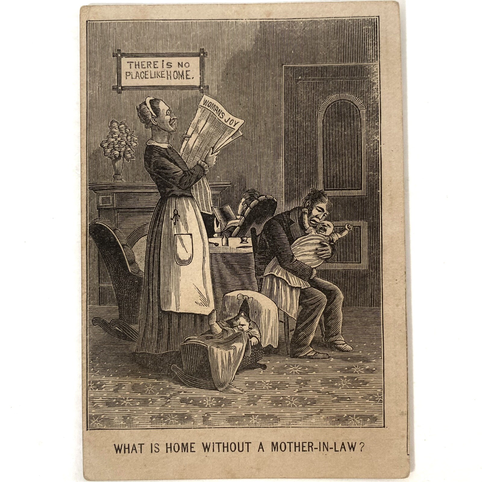 Whats Home Without Mother In Law Great Atlantic Pacific Tea Victorian Trade Card