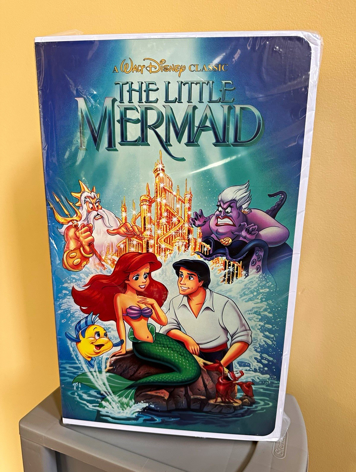 Disney The Little Mermaid VHS Boxed Throw Blanket Disney Classic Franchise
