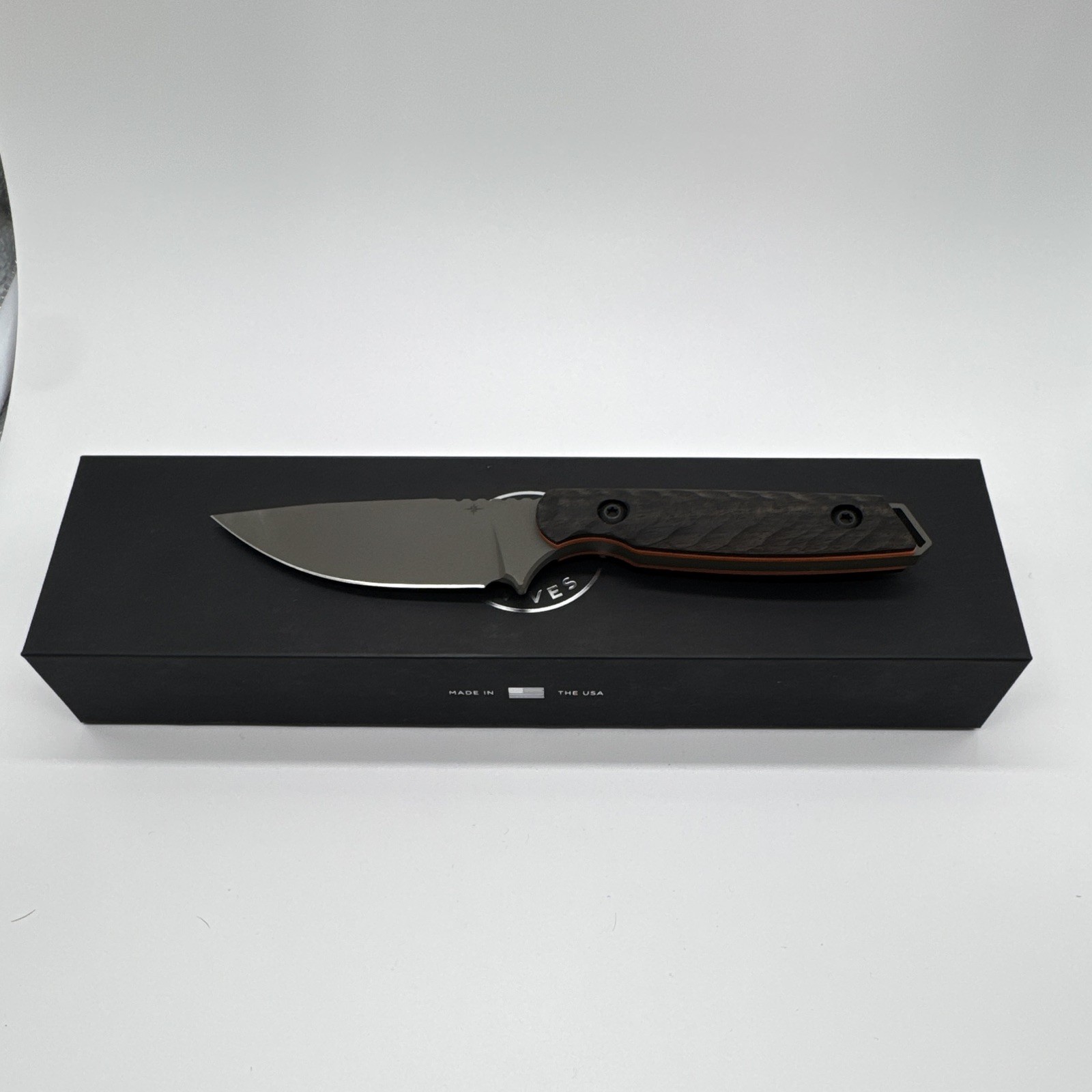 Toor Knives Field 3.0 Spanish Moss Carbon Fiber Manual Liner Lock Drop Point
