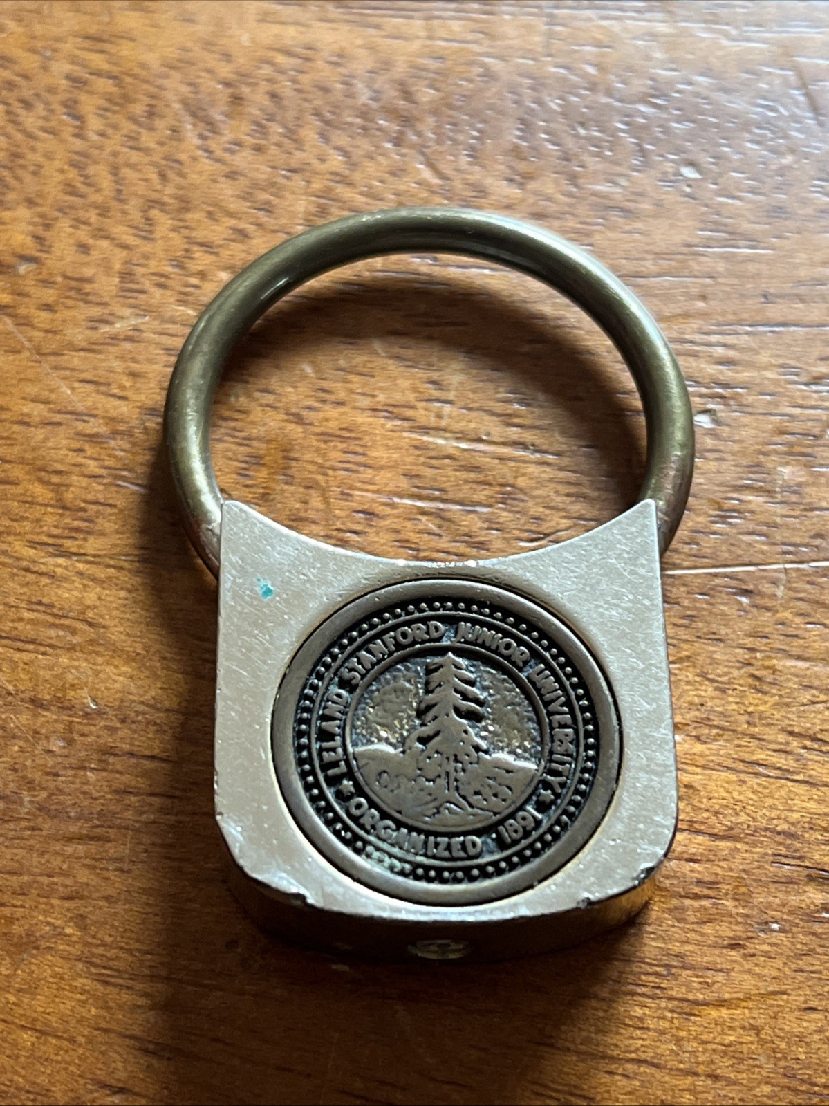 Vintage Stanford University Keychain Key Holder