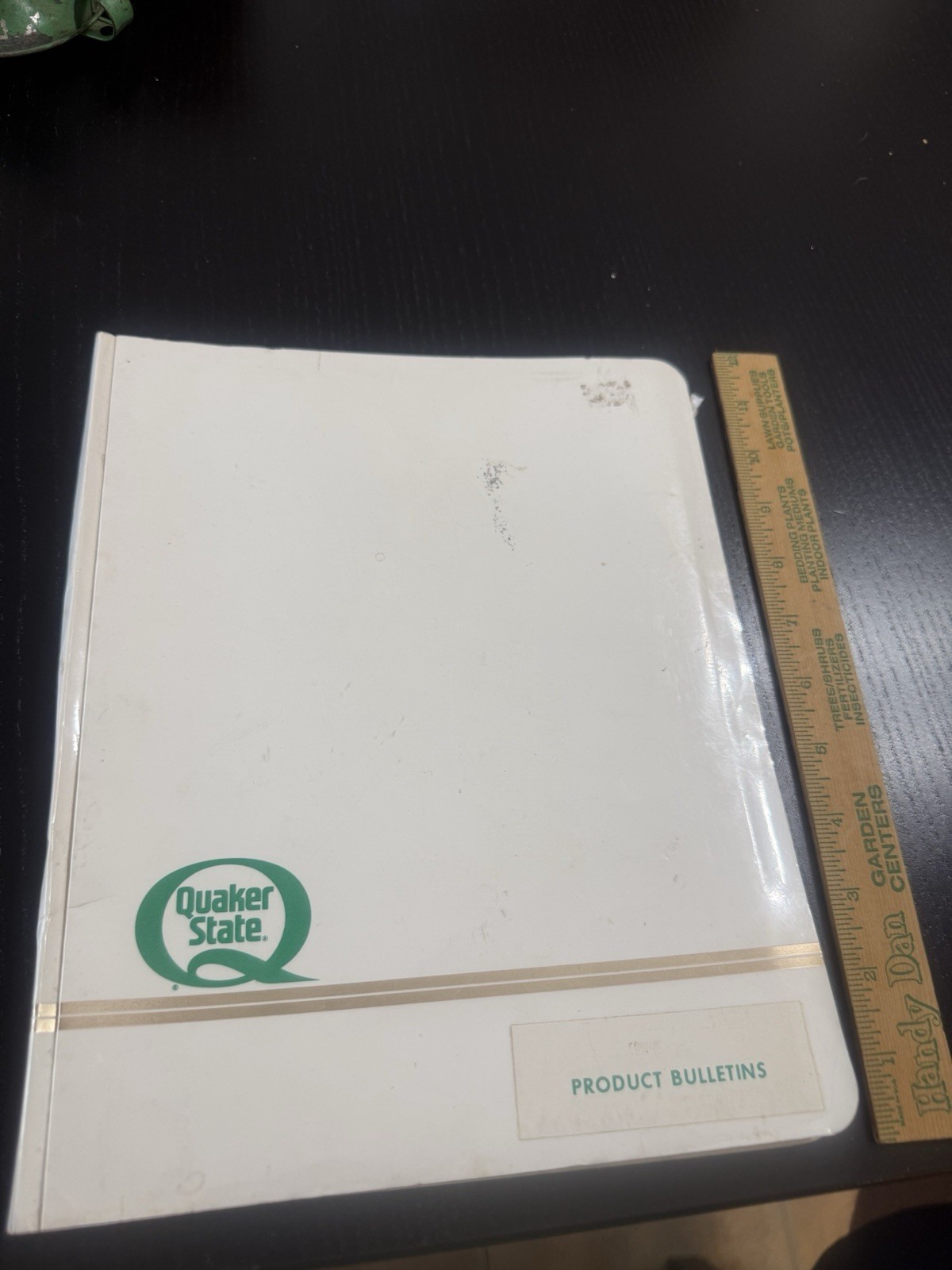 Quaker State Product Information Promo Binder Old Vintage 1970s-80s Oil Gas