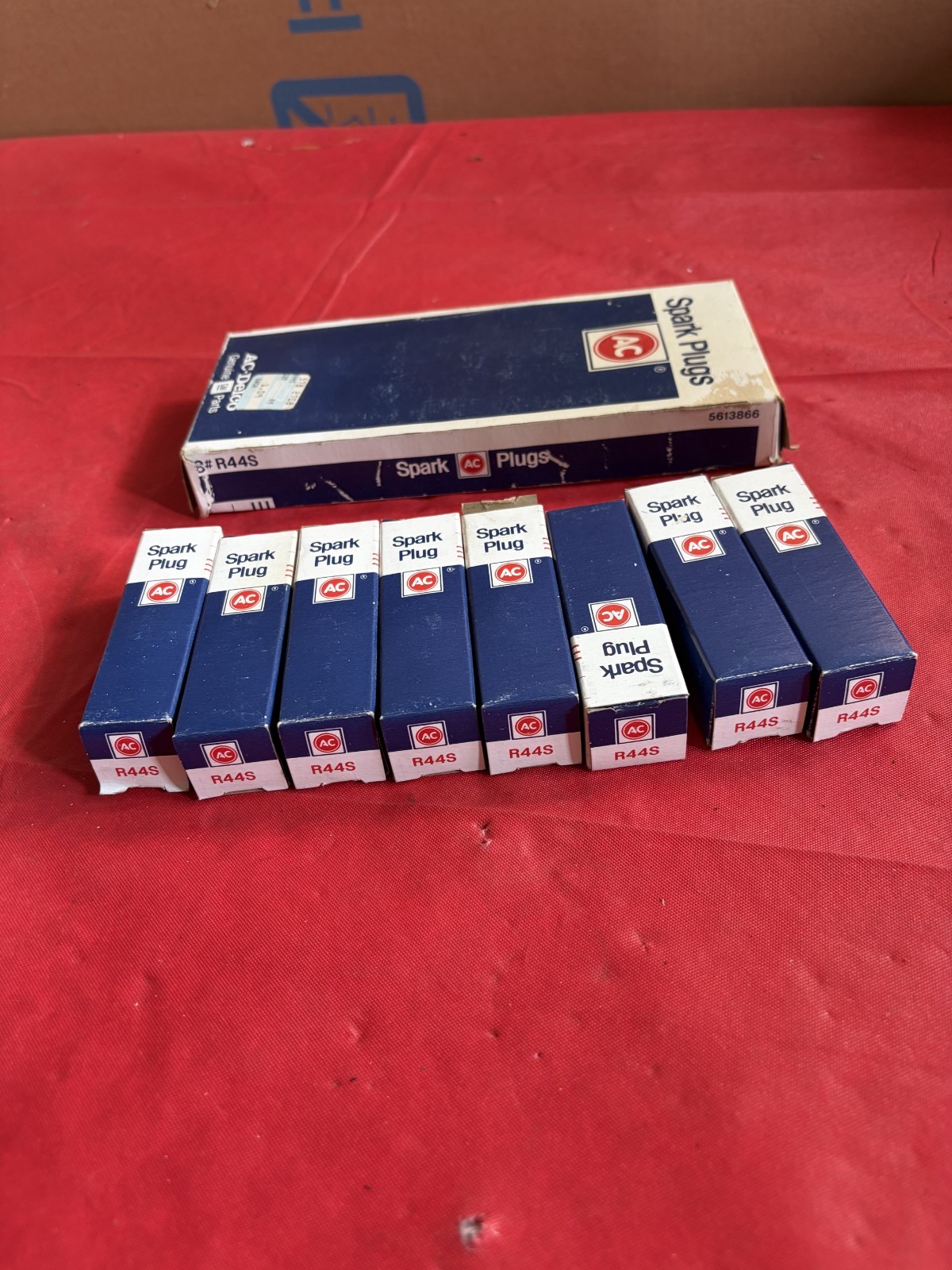 Vintage A/C sparkplug boxs