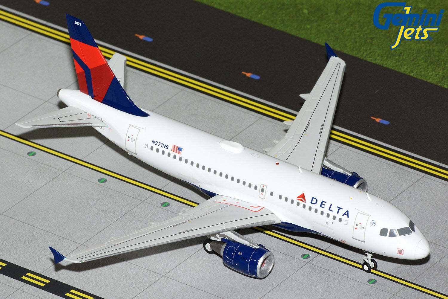 Gemini Jets G2DAL1108 Delta Airlines Airbus A319-100 N371NB Diecast 1/200 Model