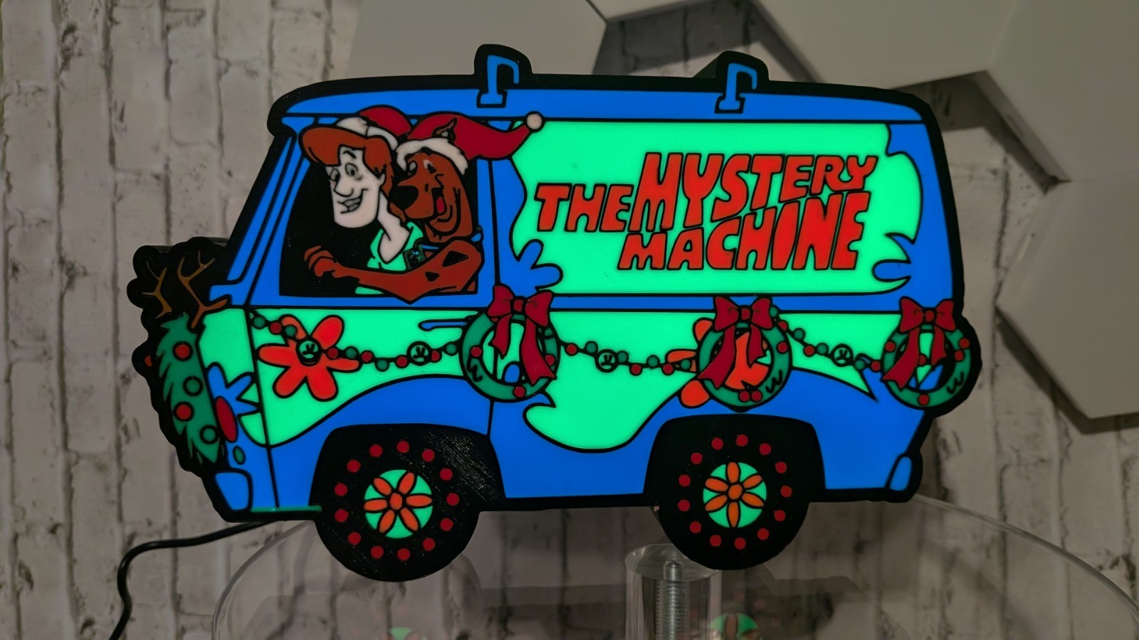 Scooby-Doo The Mystery Machine Room Light Christmas Decoration Shaggy