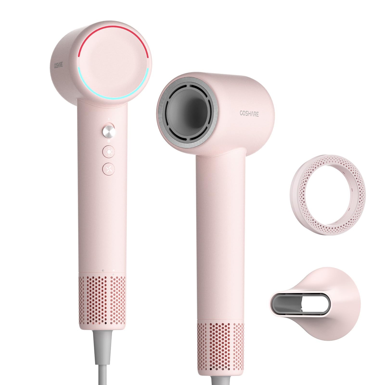 Elicare⁺ Hair Dryer, High Airflow [110,000 Rpm X 600 Million Ions] High-Speed ​_