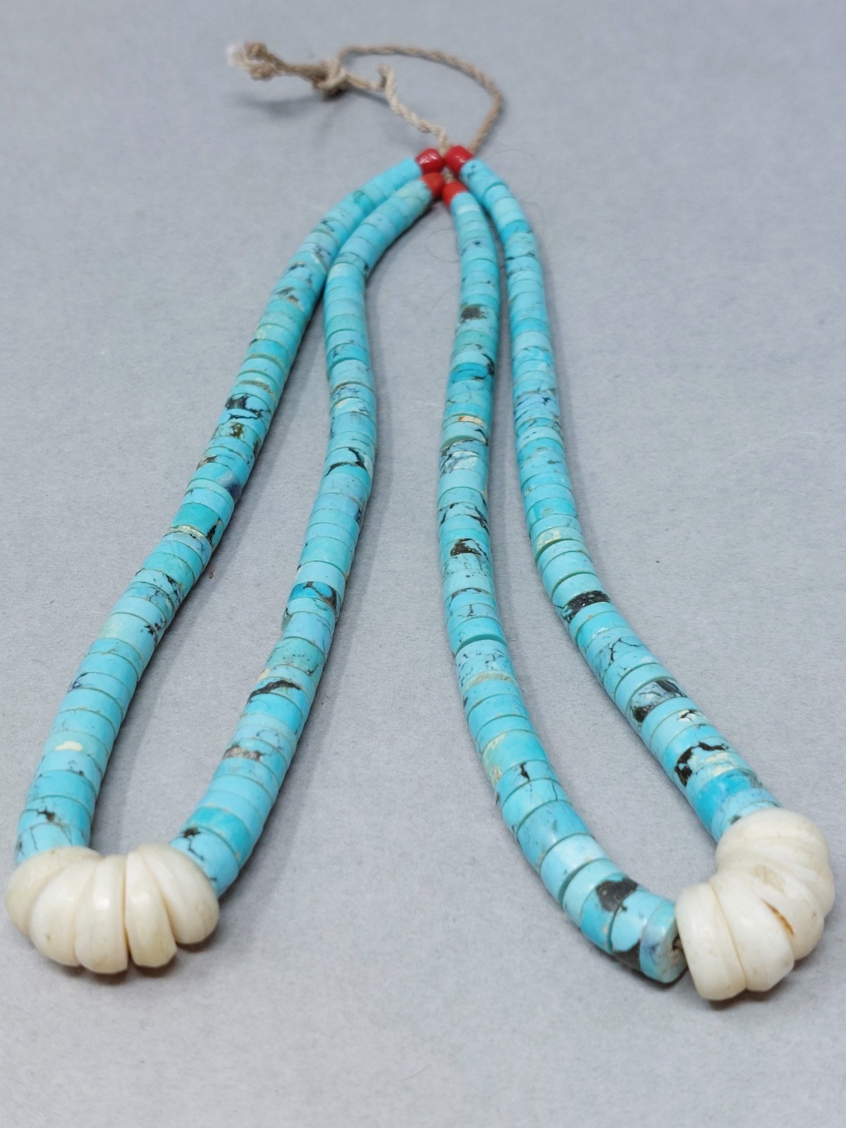 Santo Domingo,  Hopi, Pueblo Turquoise JACLA Pendant \\ Drop \\ Earrings 5.1/2\