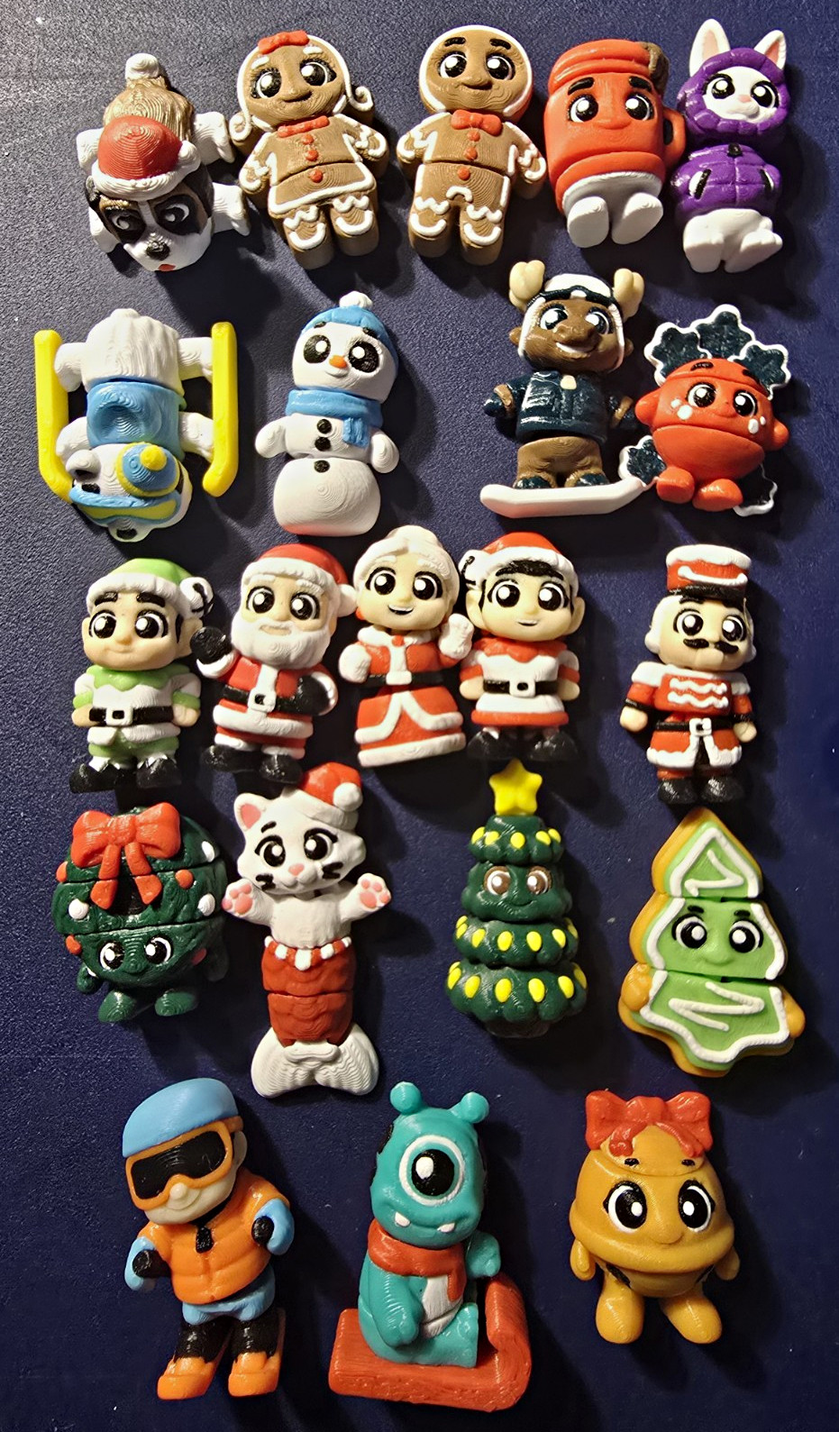 Wigglitz Christmas 2026 21 piece set common figures new