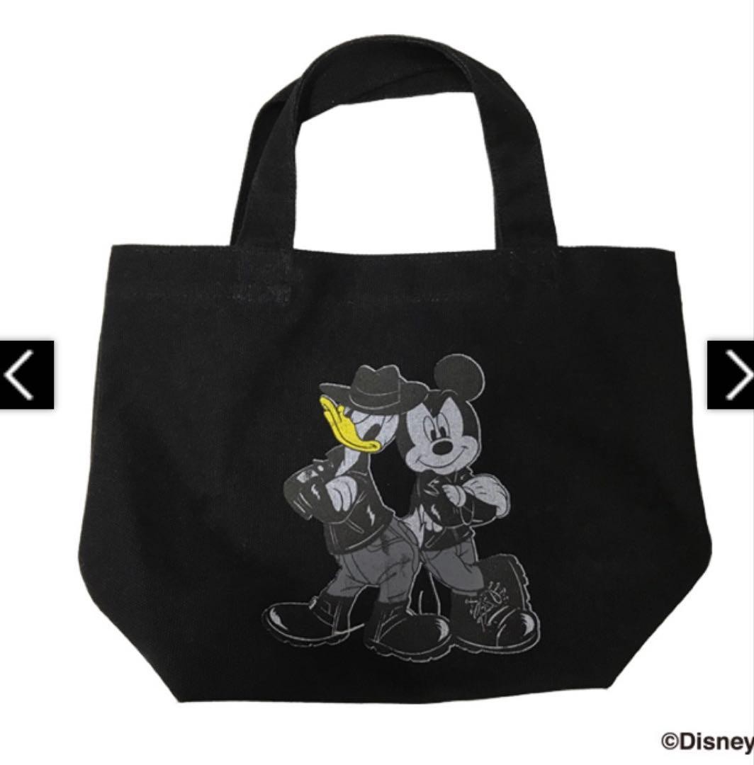 B\'z x Disney Black Lunch Tote 30th Year Exhibition Limited Edition New