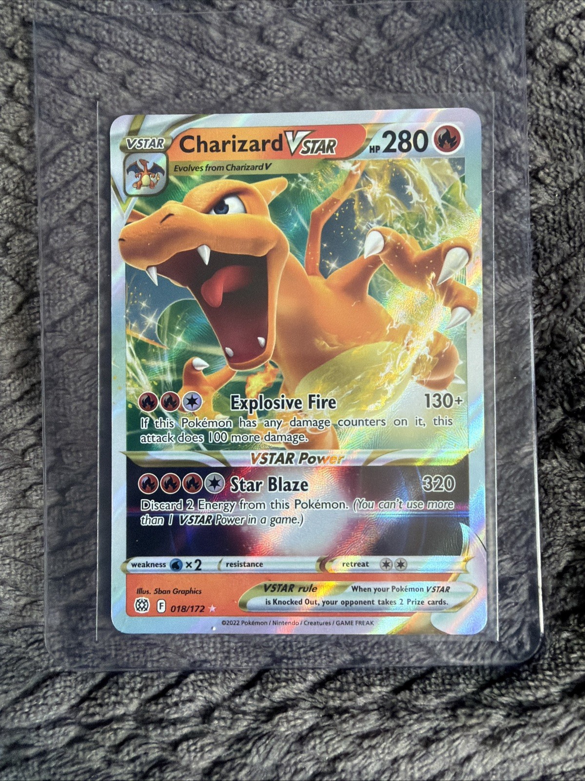 Pokémon Charizard Vstar Ultra Rare Pokemon Sword & Shield Brill Stars 18/172 NM