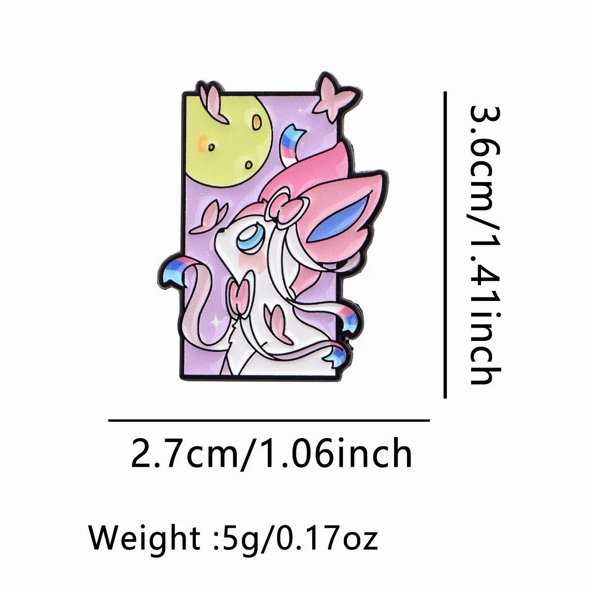 Pokémon Eevee Evolution Weather Enamel Pin Umbreon Collectible