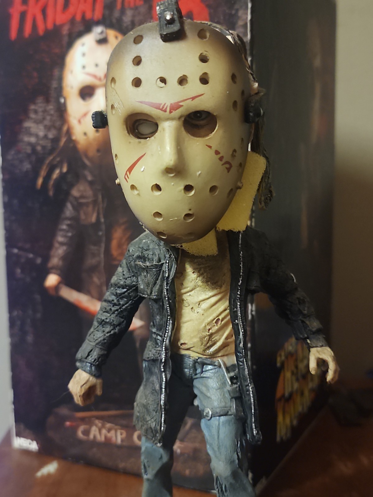 Neca Friday The 13th Extreme Head Knockers Jason Voorhees Rare Reel Toys