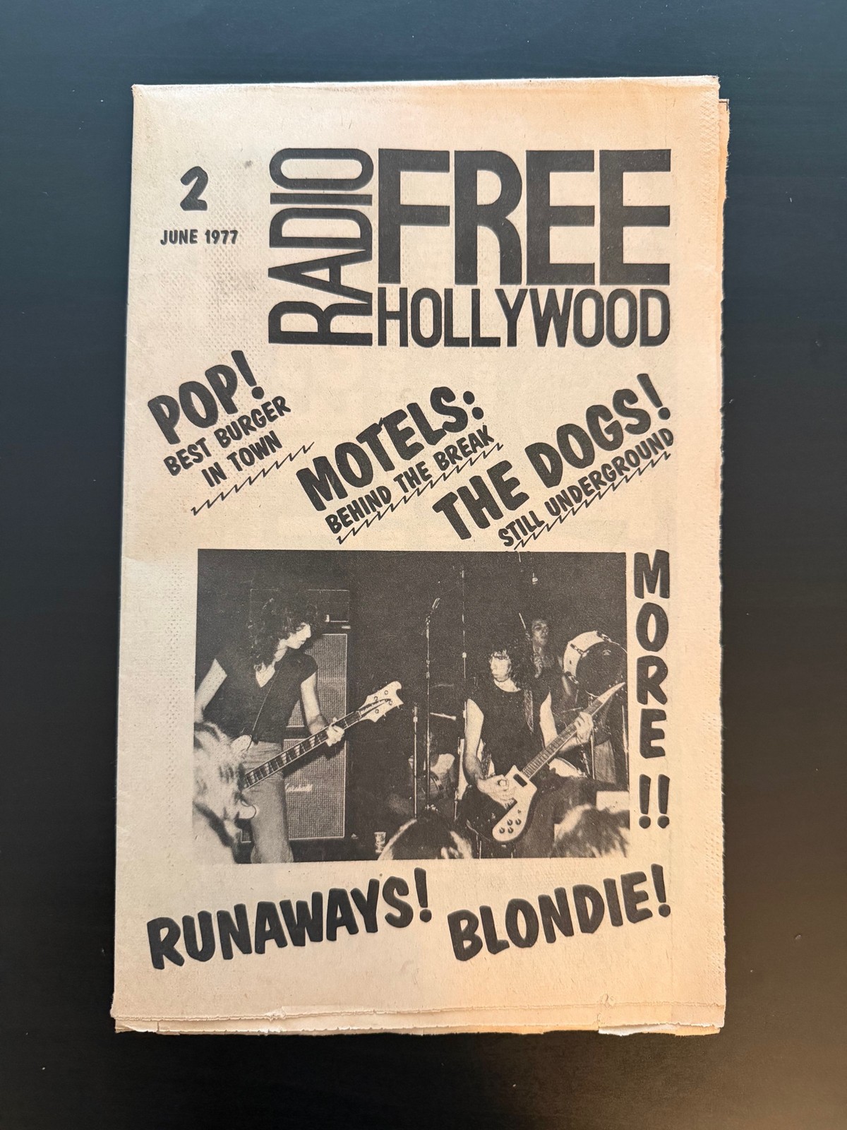 Radio Free Hollywood June 2, 1977 Los Angeles Punkzine Runaways Blondie