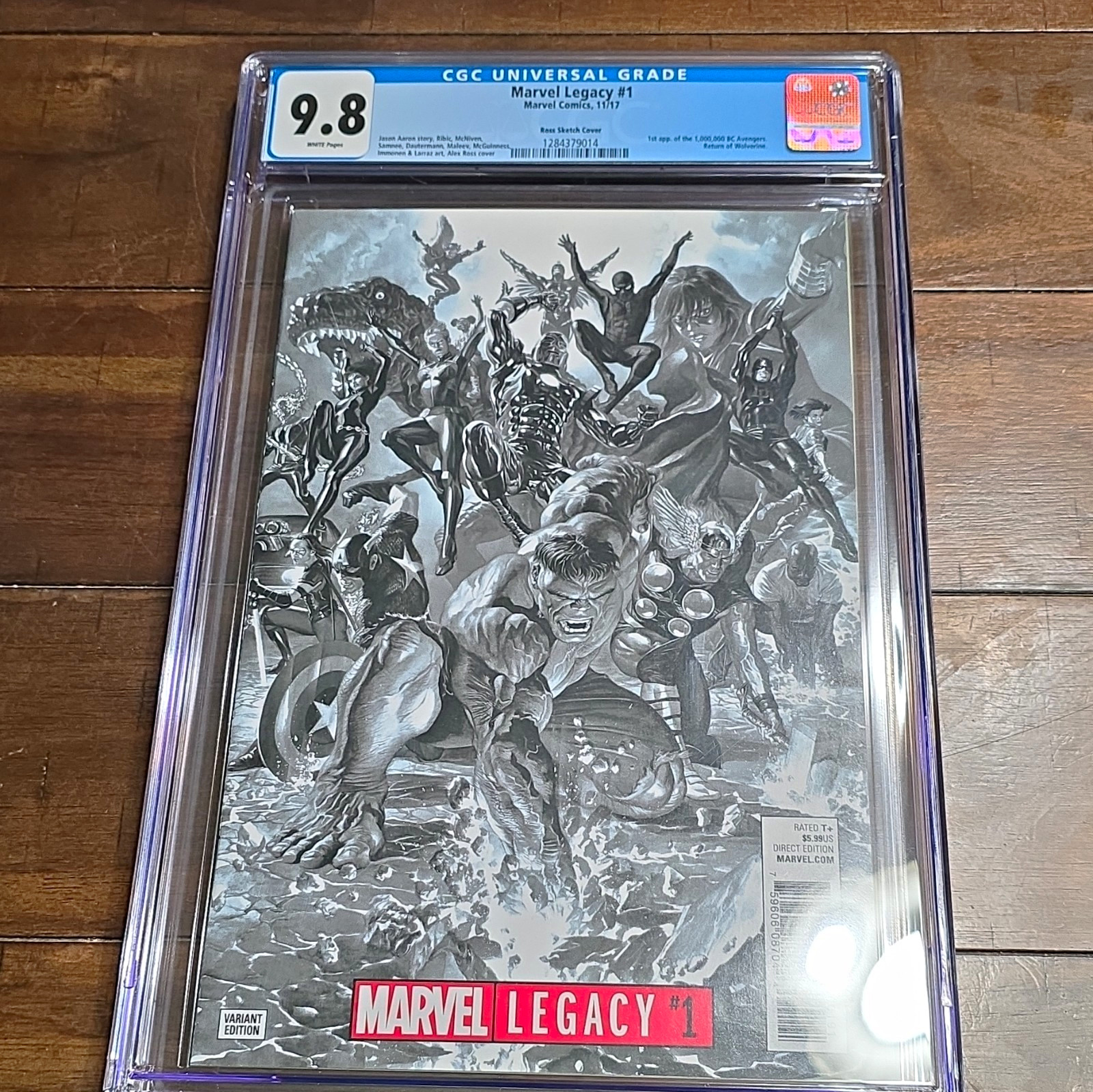 Marvel Comics Marvel Legacy #1 Alex Ross Sketch Variant Cover CGC 9.8 (2017)