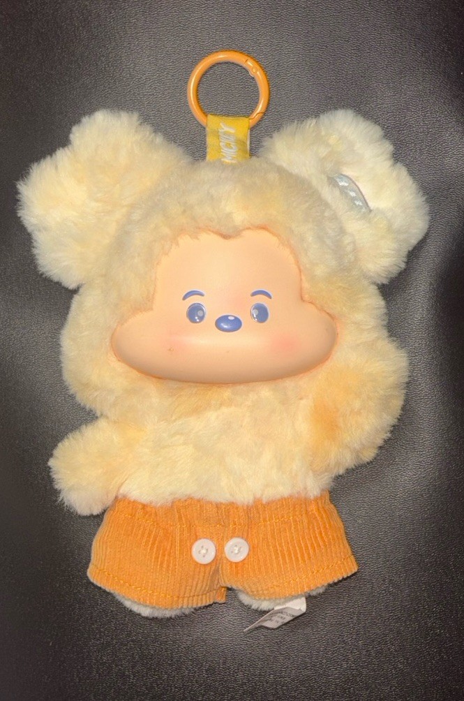Miniso Mickey Mouse Head in the Clouds Blind Box Long Track Plush Keychain *A