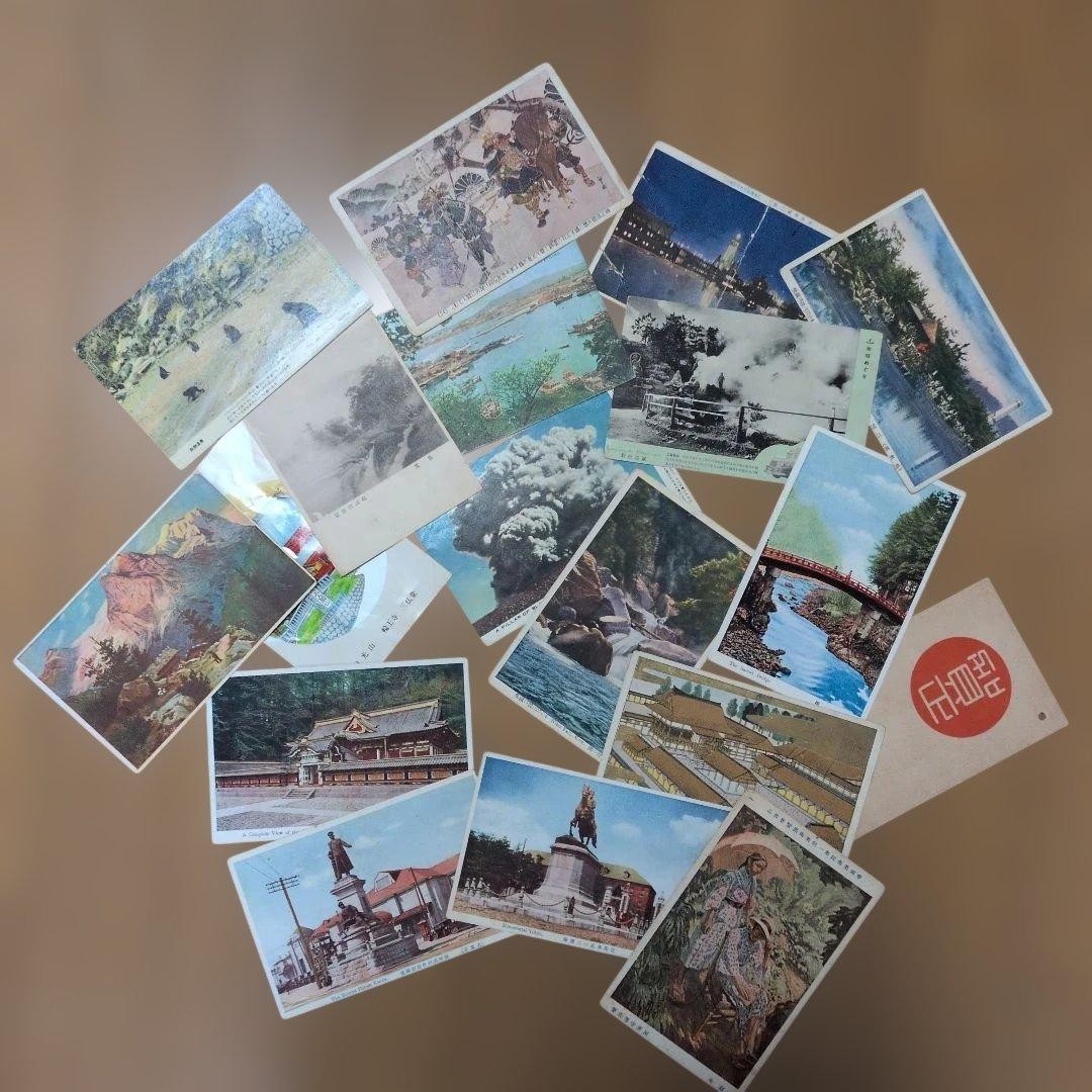Vintage Prewar/Postwar Antique Postcards 18 pcs, Old Photos, Historical Collect