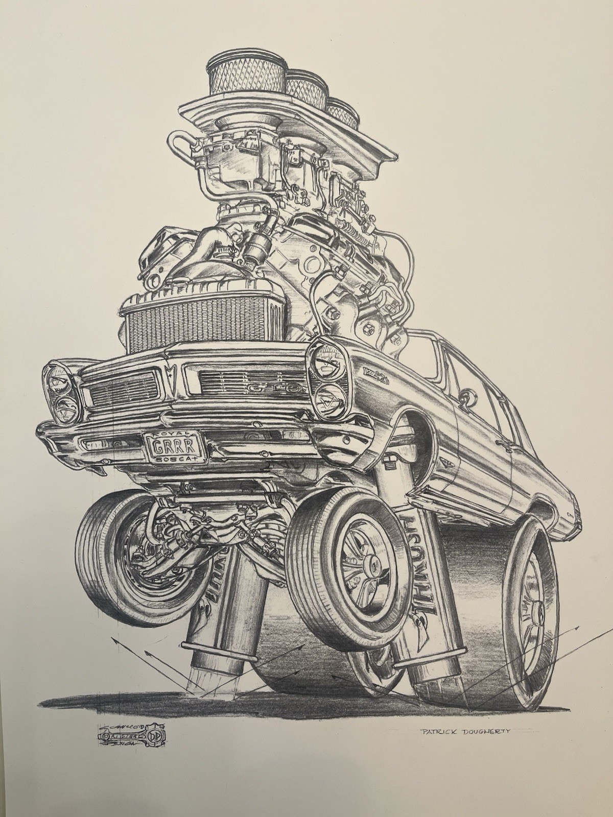 1965 GTO Hot Rod Art Print
