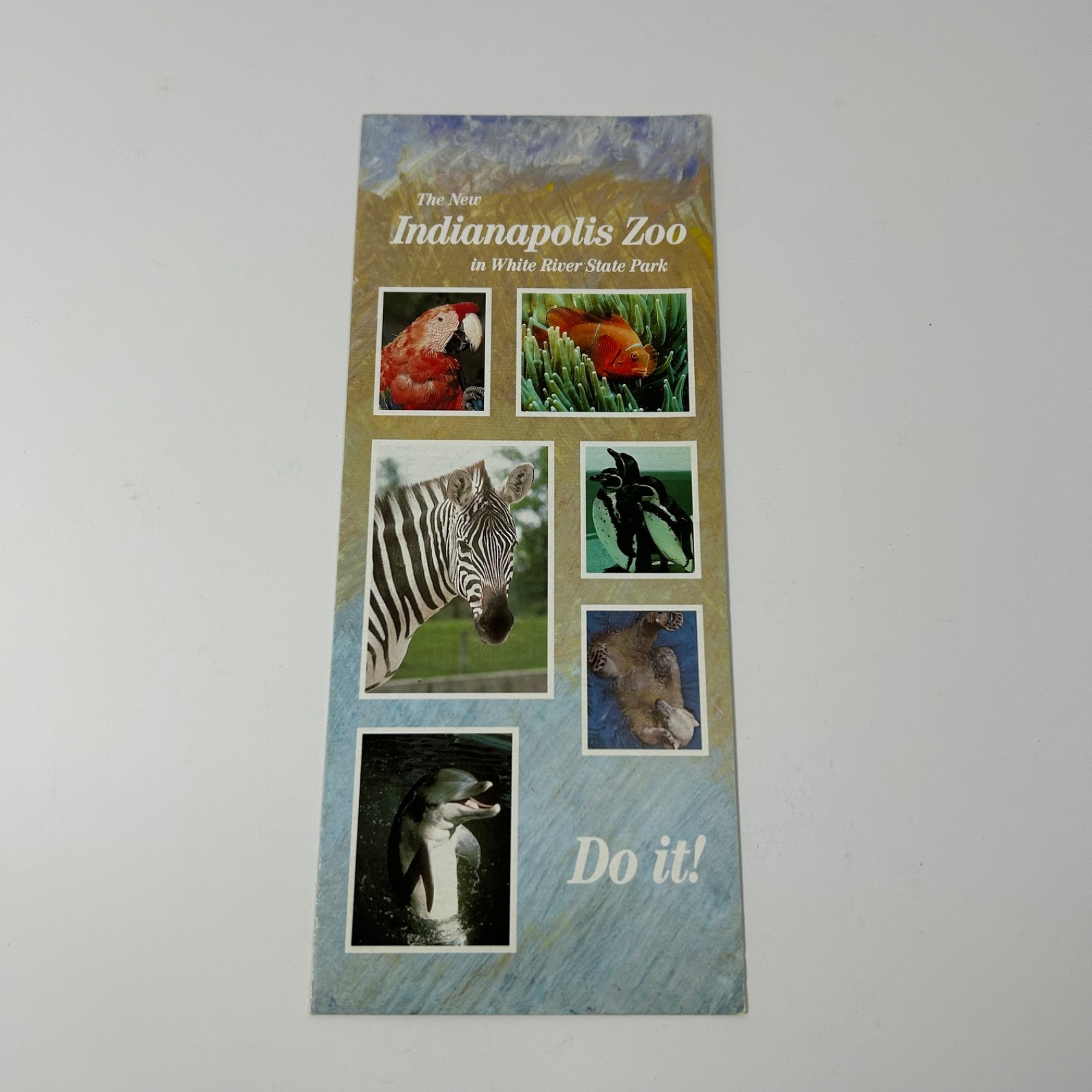 Vtg The New Indianapolis Zoo Travel Brochure Do It White River State Park