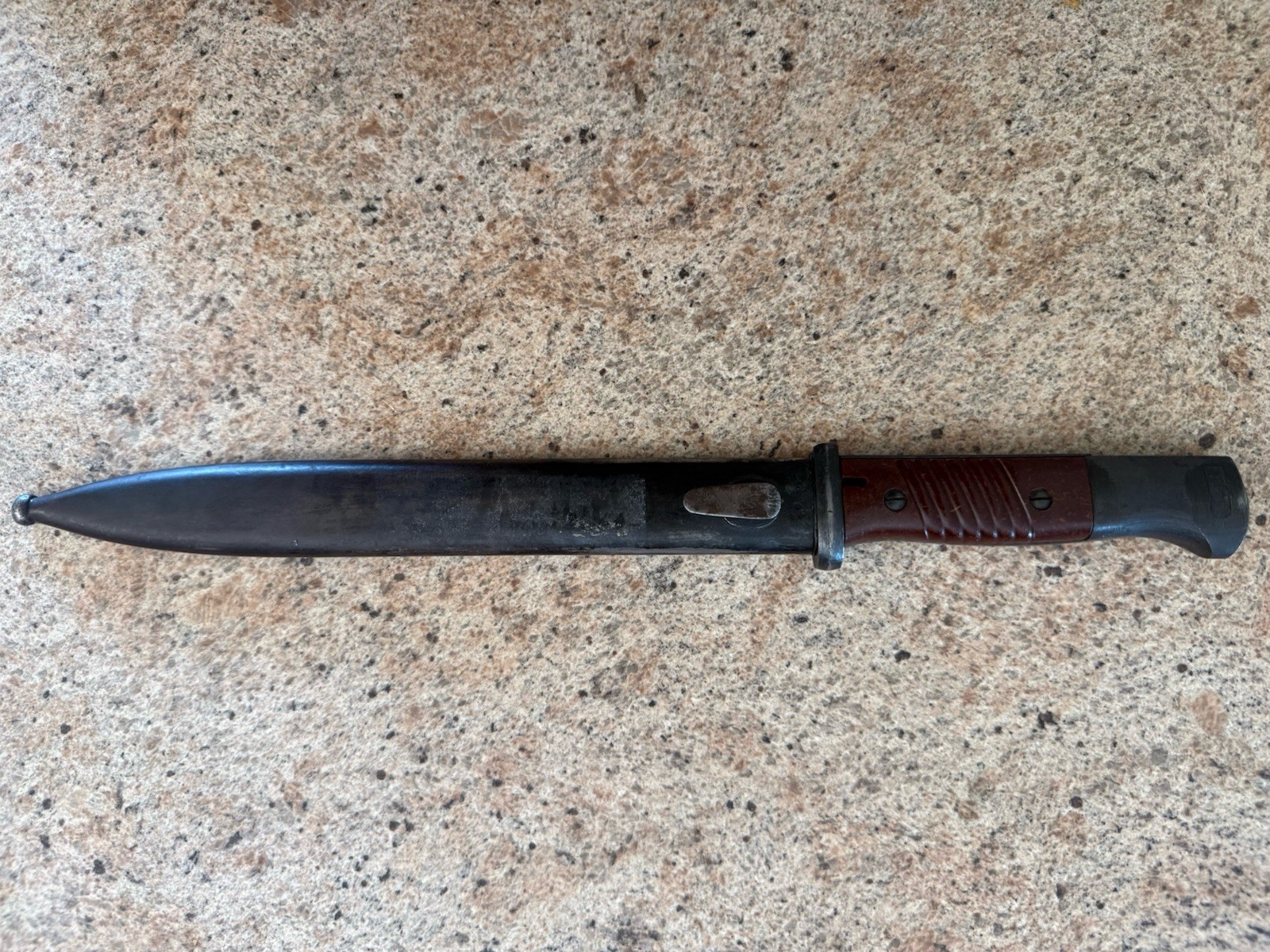 German WW2 Nazi 98 Mauser Bayonet Scabbard QXTN