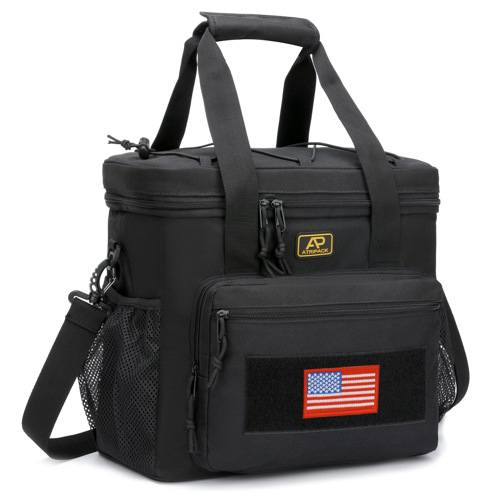 ATRIPACK Lunch Box for Men, Tactical Bag MOLLE Webbing Large, Black ATRIPACK Lunch Box for Men, Tactical Bag MOLLE Webbing Large, Black