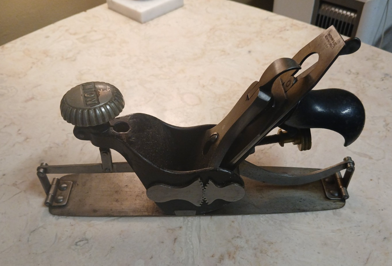 Antique Union no 311 Circular Compass Plane Cooper's Wood Tool Round