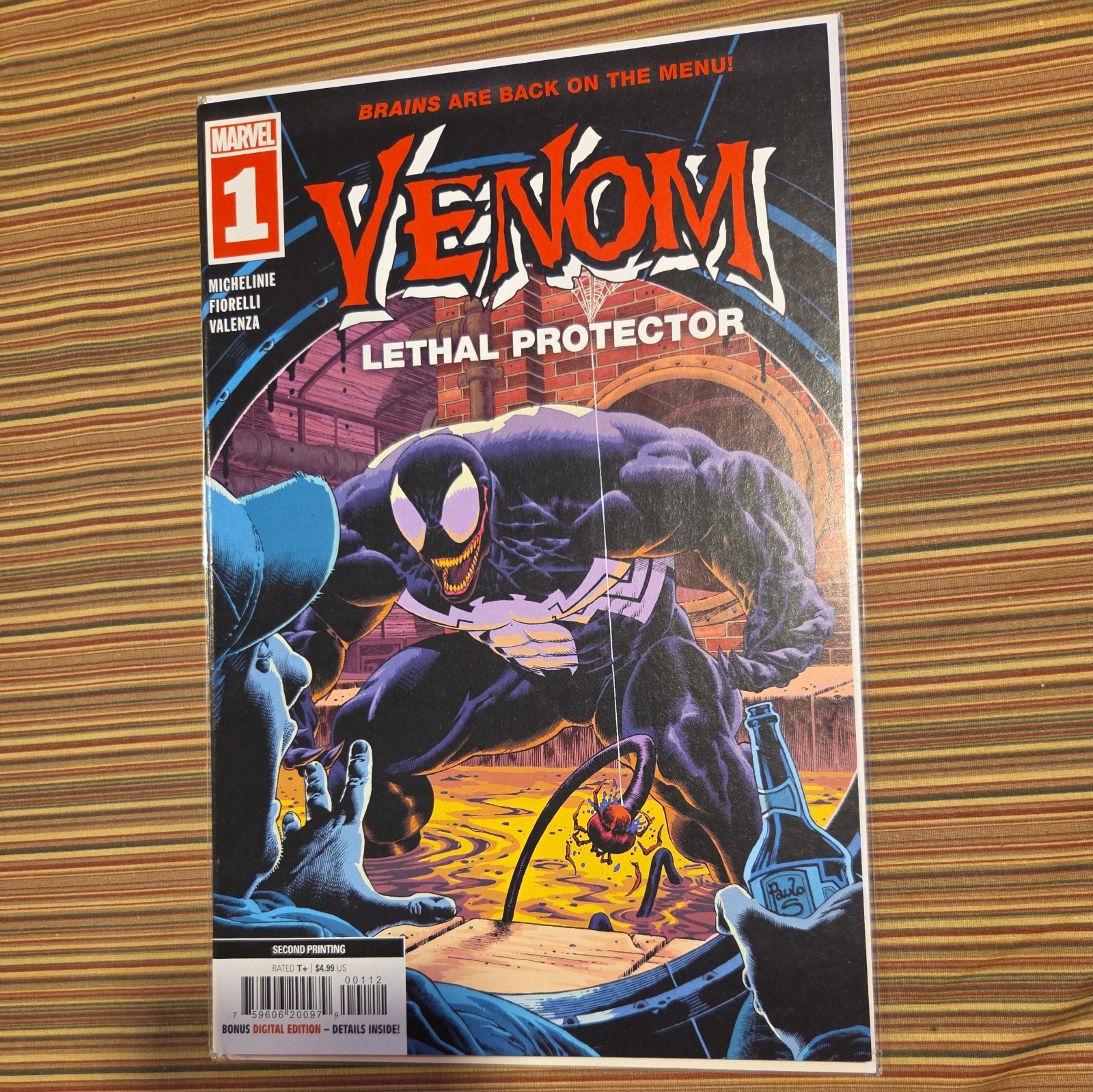 VENOM: LETHAL PROTECTOR #1  2ND PRINT VARIANT)(2022) COMIC ~ Marvel