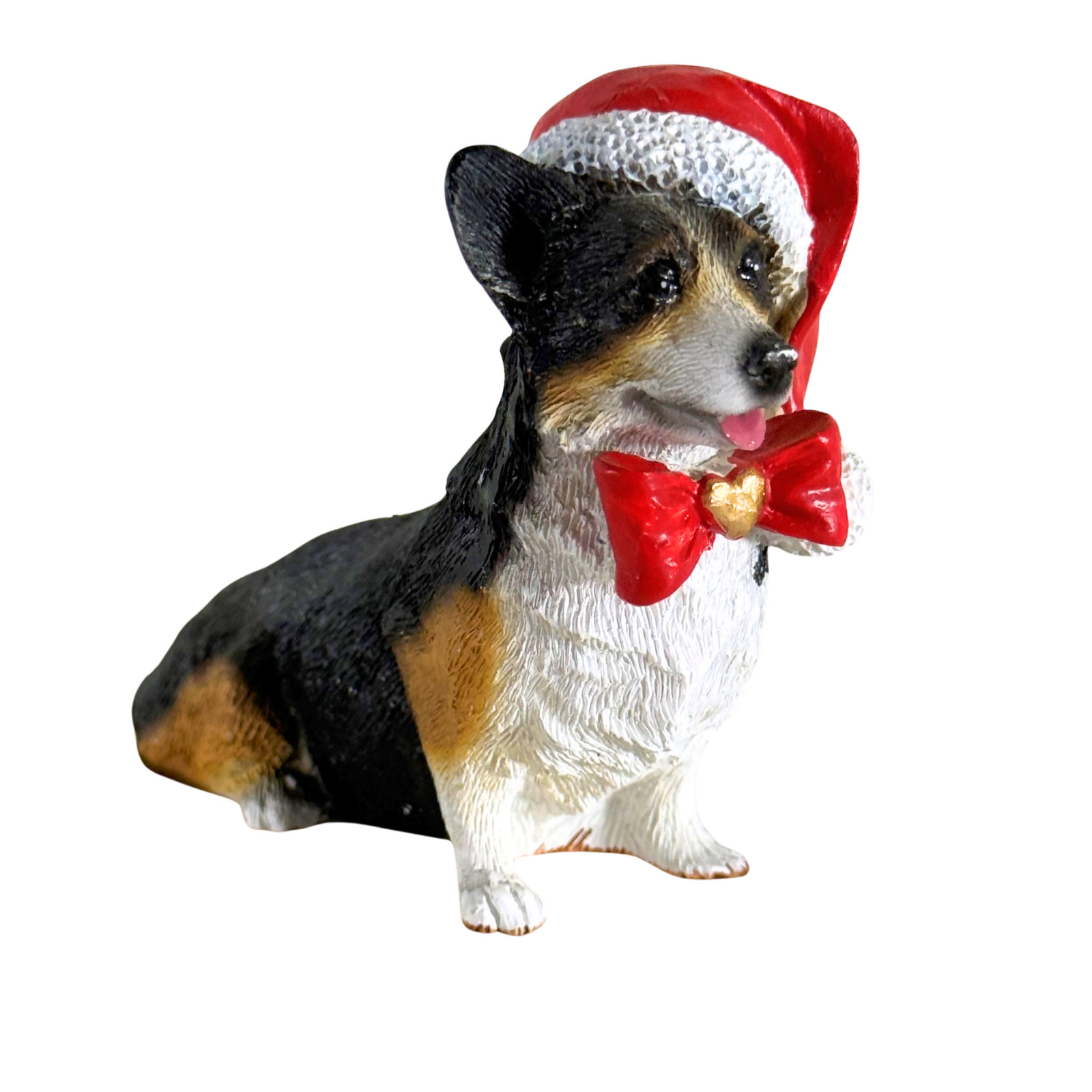 Tricolor Corgi Dog Christmas Ornament 