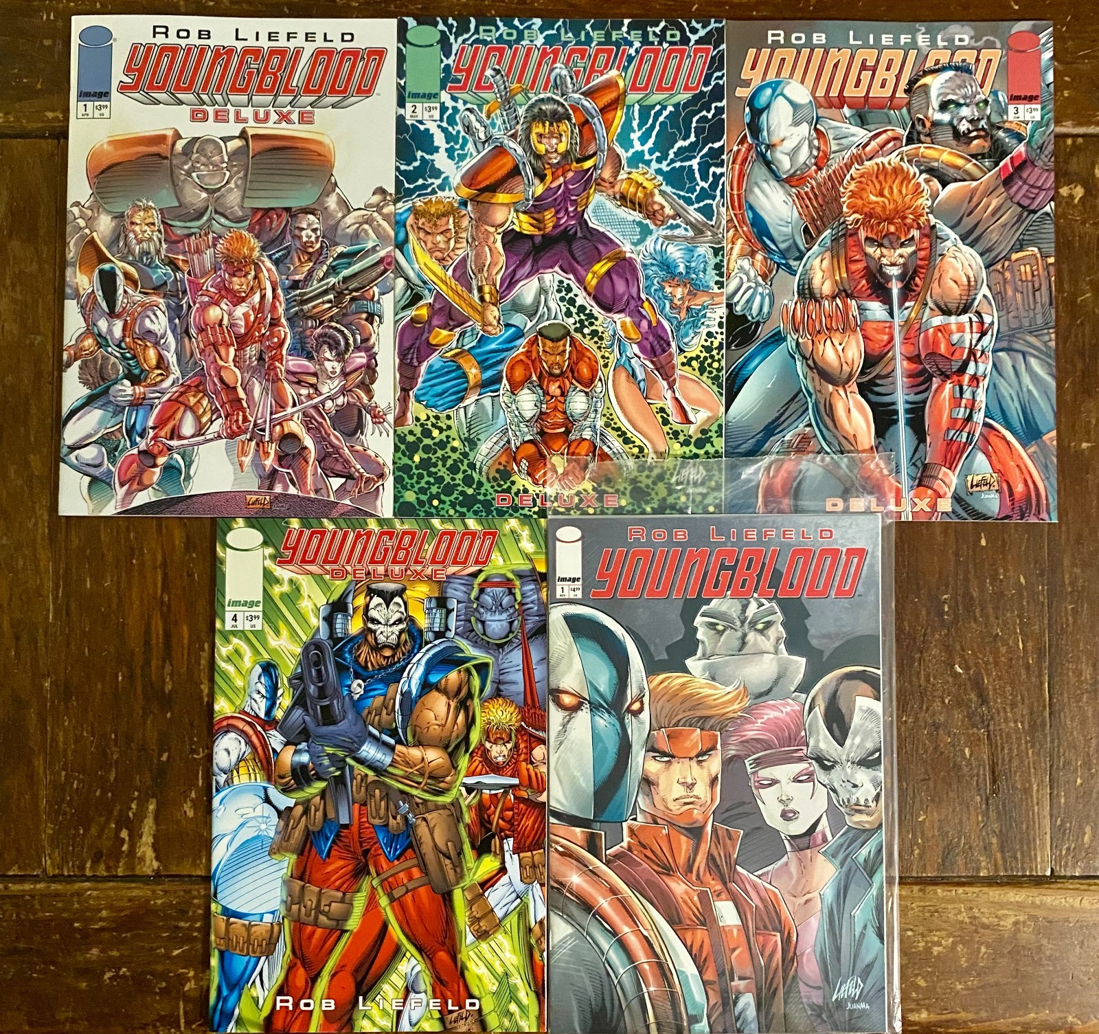 YOUNGBLOOD DELUXE #1-4 + YOUNGBLOOD #1 💥 | 2025 IMAGE COMICS | ROB LIEFELD FUN
