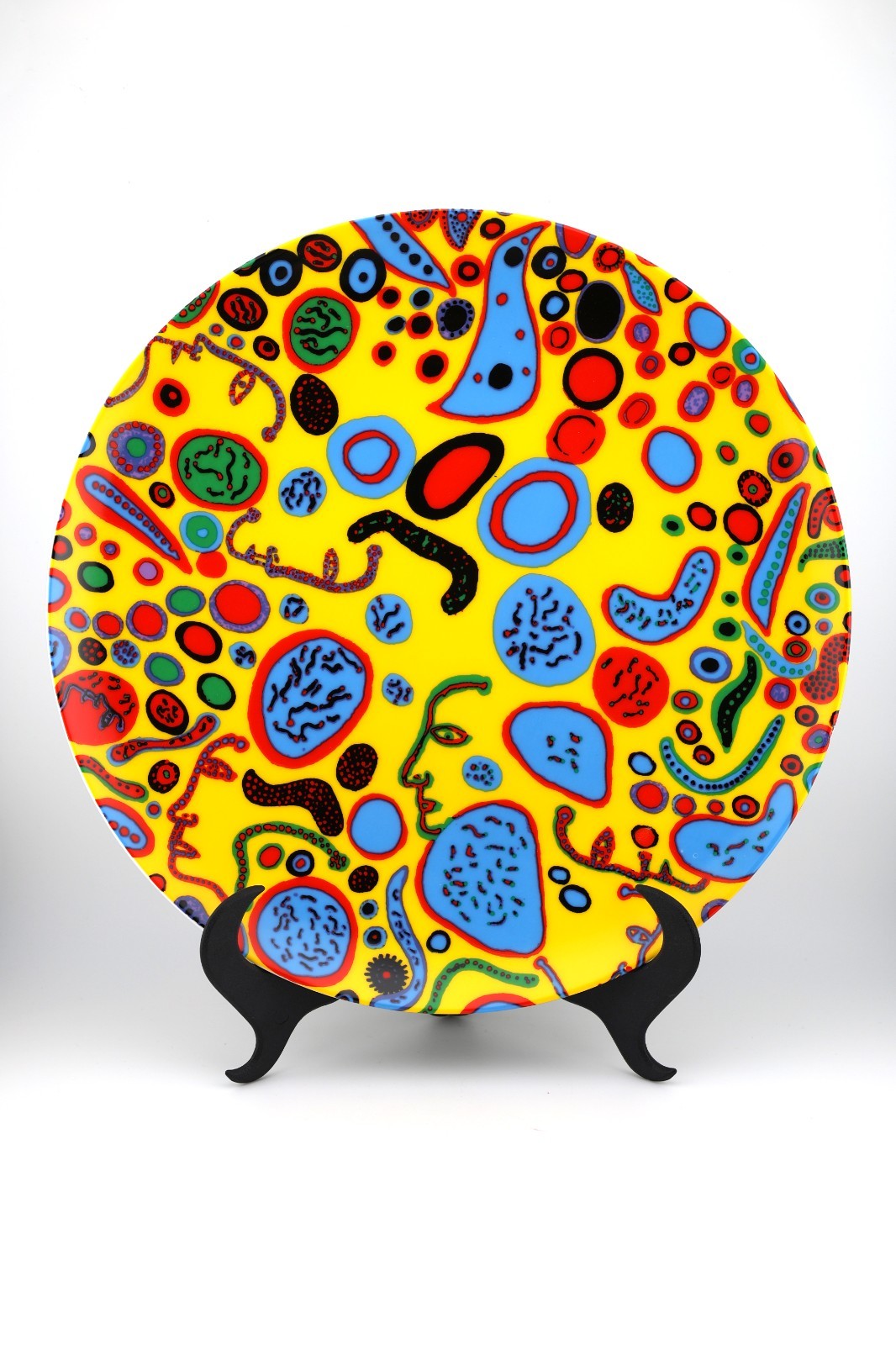 Love Was Infinitely Shining Ceramic Plate x Yayoi Kusama