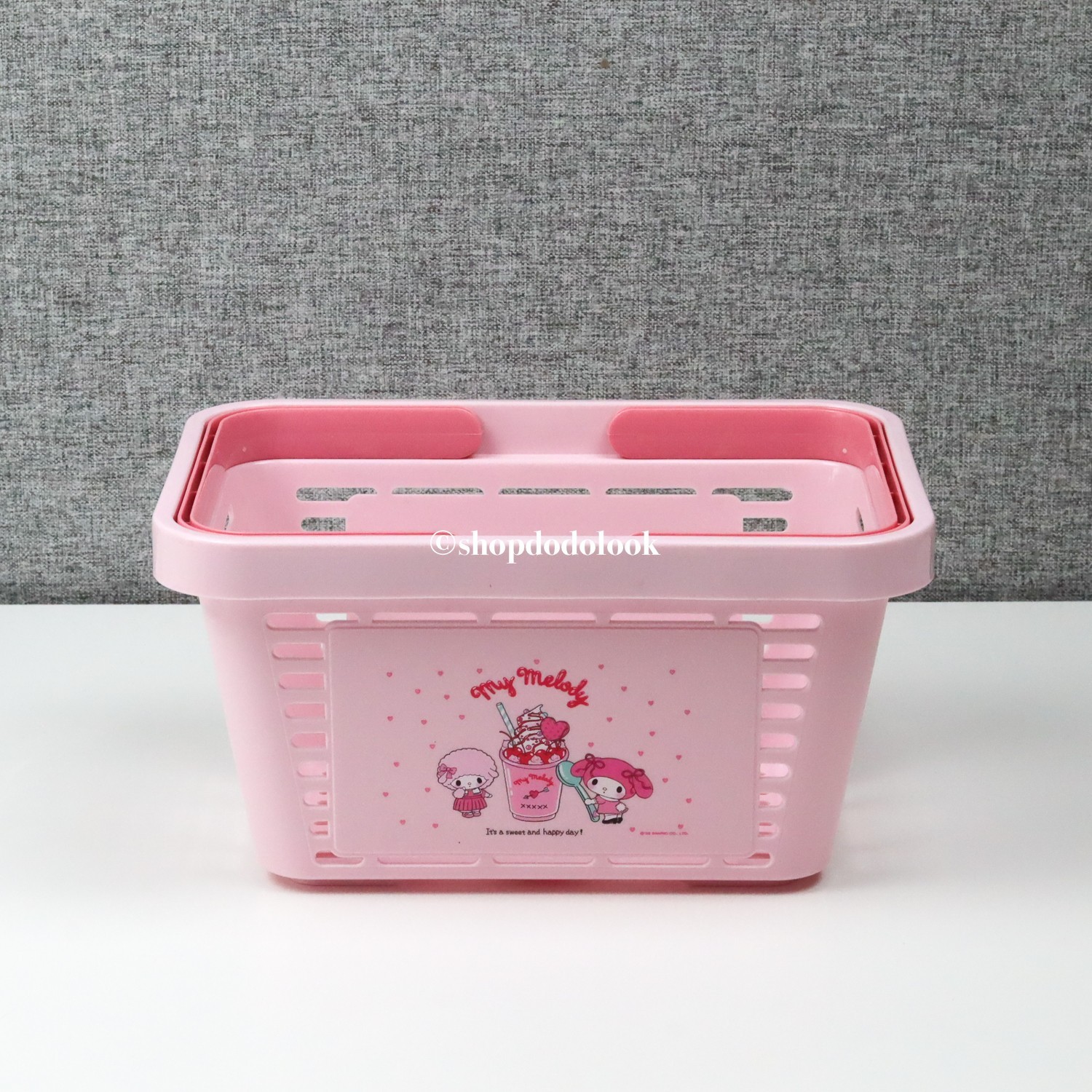 Miniso Mini Shopping Basket Storage Box Sanrio Characters Gummy Candy Series
