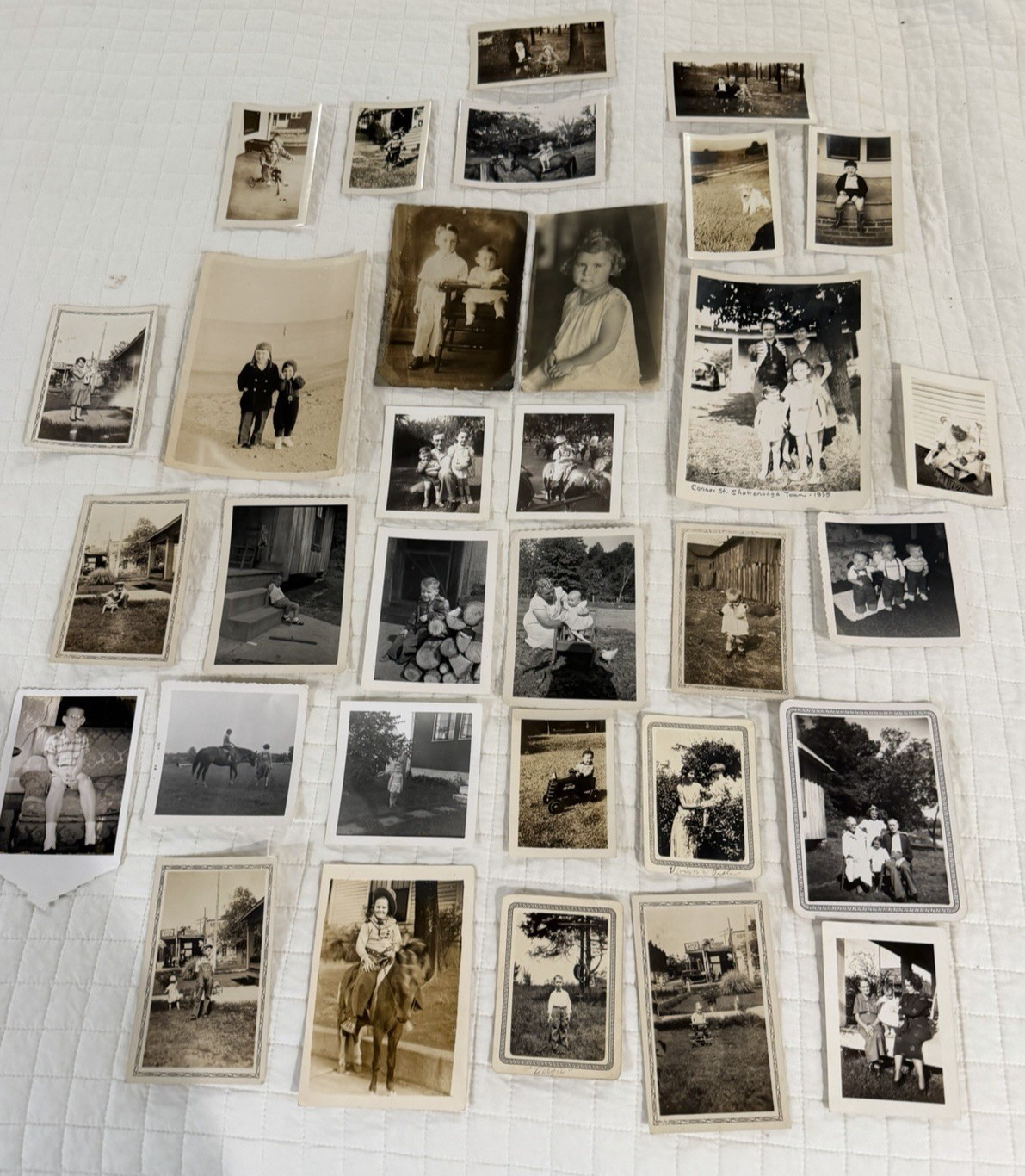 Antique and Vintage Lot of 32 Photographs
