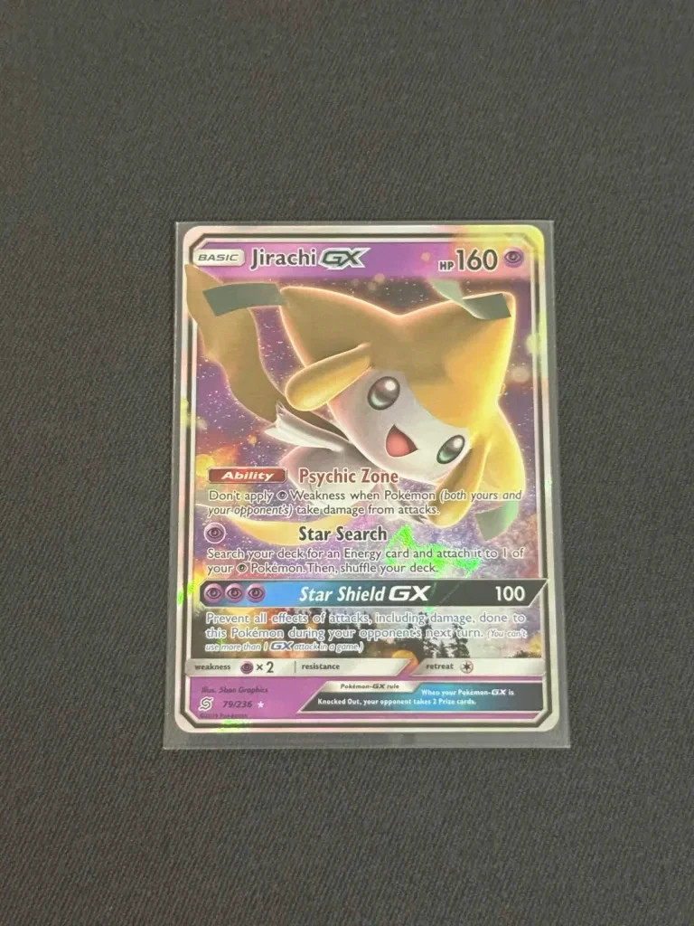 JIRACHI GX 79/236 HOLO GX RARE UNIFIED MINDS POKEMON NEAR MINT