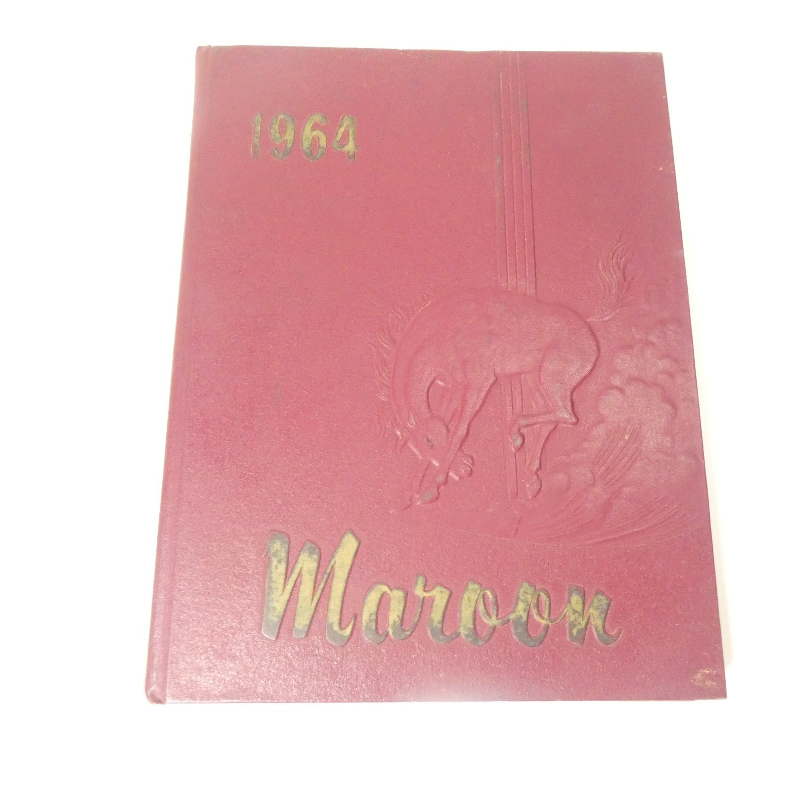 Milwaukie High School Oregon 1964 Yearbook Maroon Annual Vintage