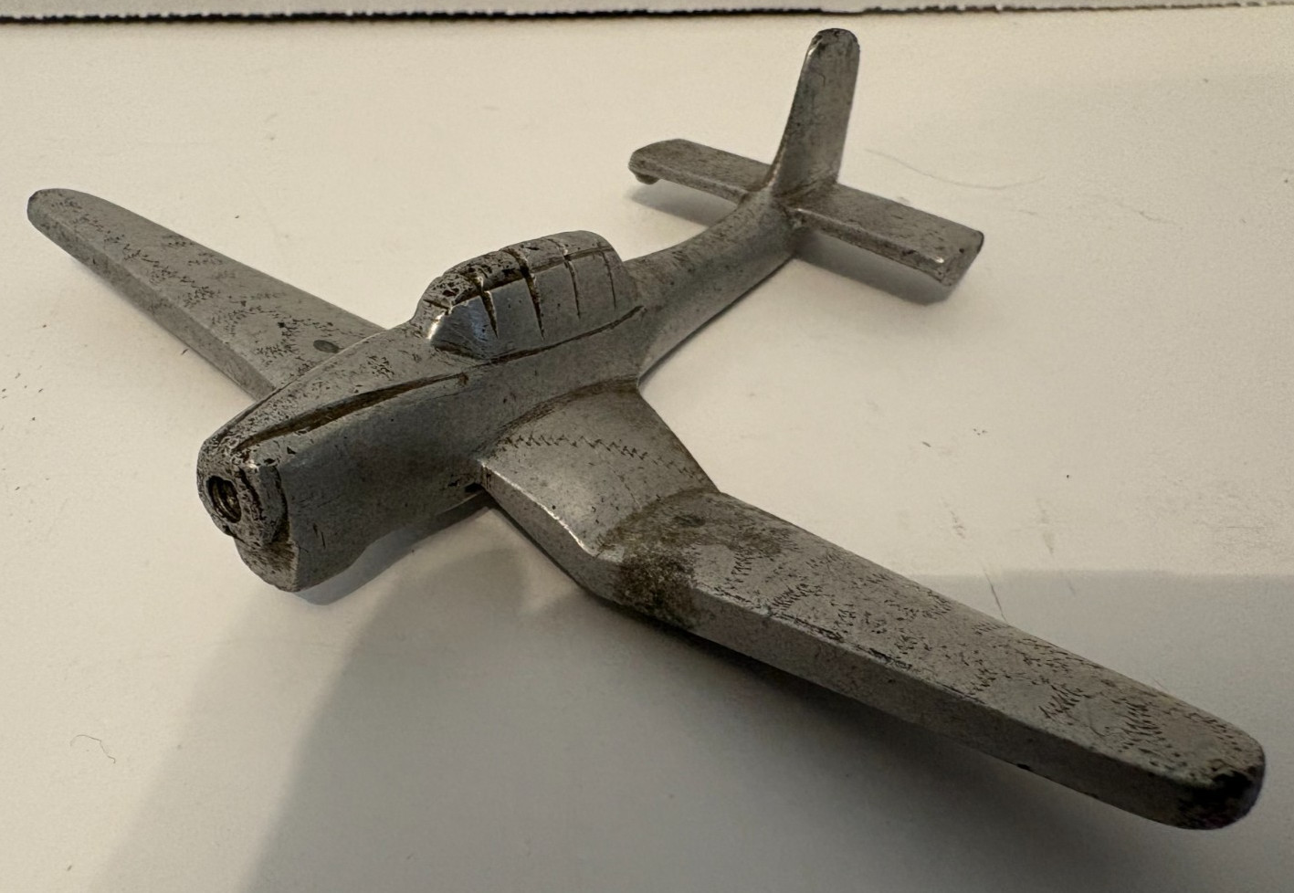 WW2 US Army Military Souvenir Trench Art German Stuka Dive Bomber Metal Plane