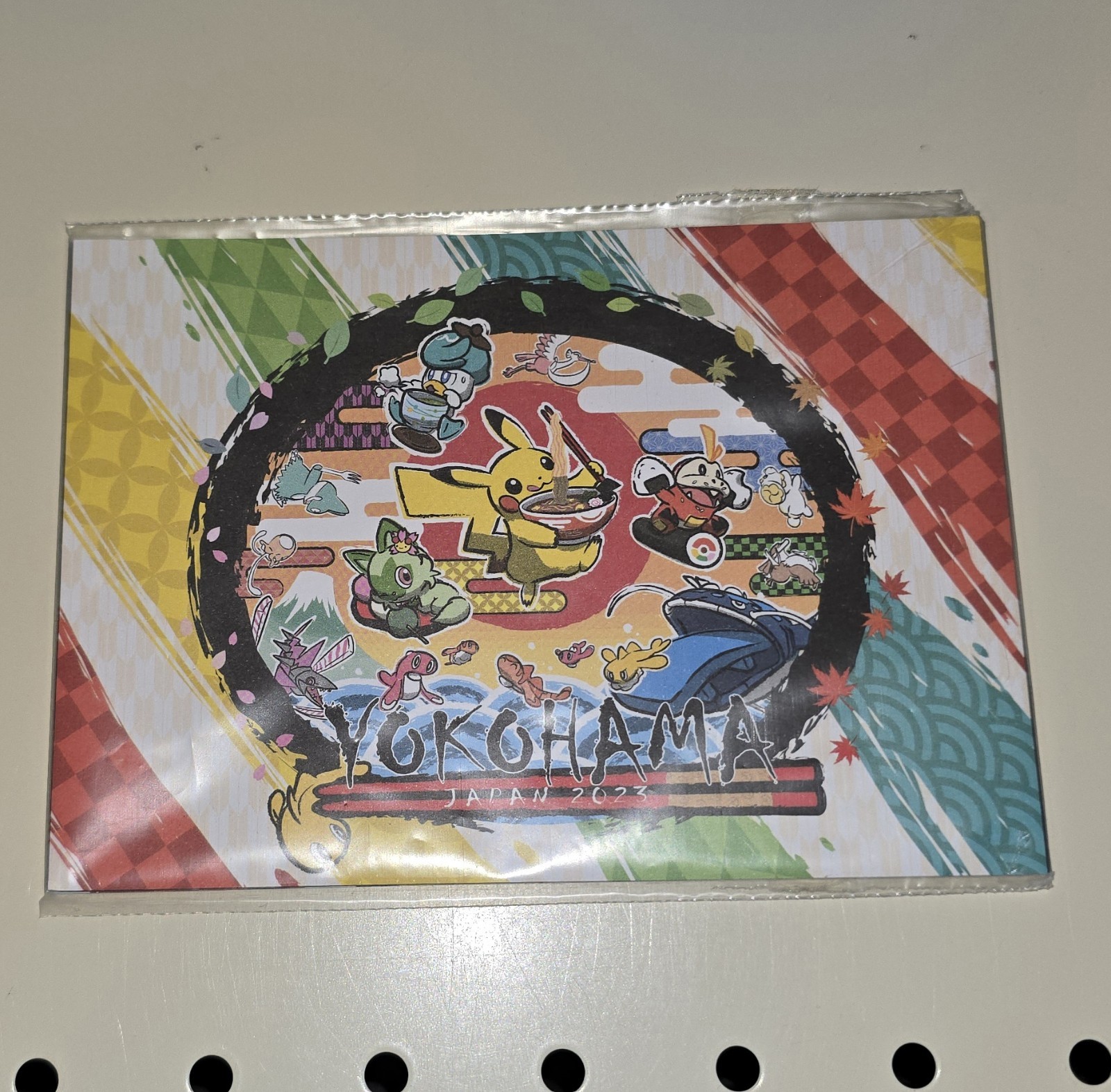 Pokemon Center Yokohama Japan Postcard 4-Pack World Championship 2023 NEW SEALED