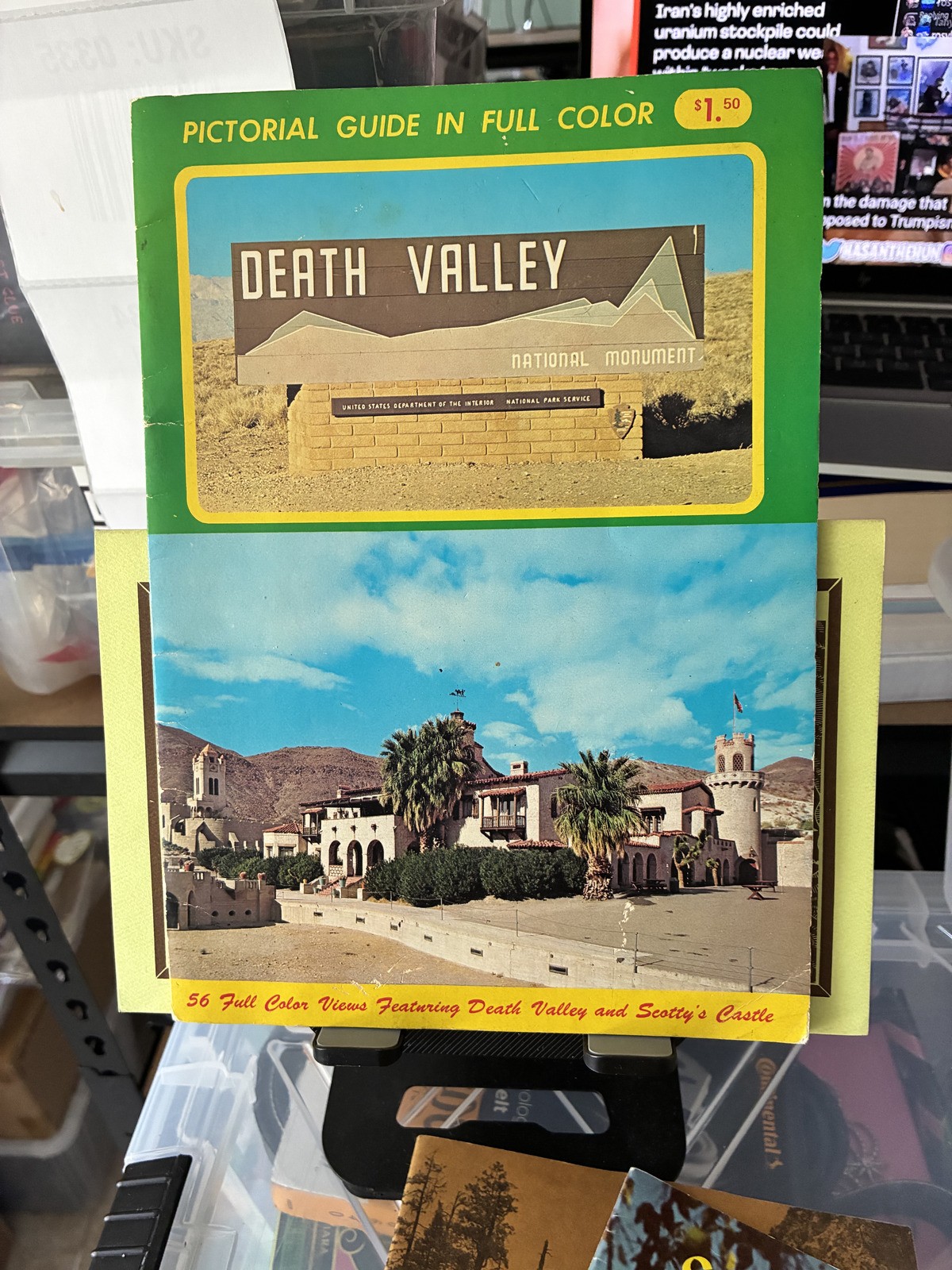 Vintage National Park and Trail Booklets Collection - Death Valley, Mesa Top Ru,