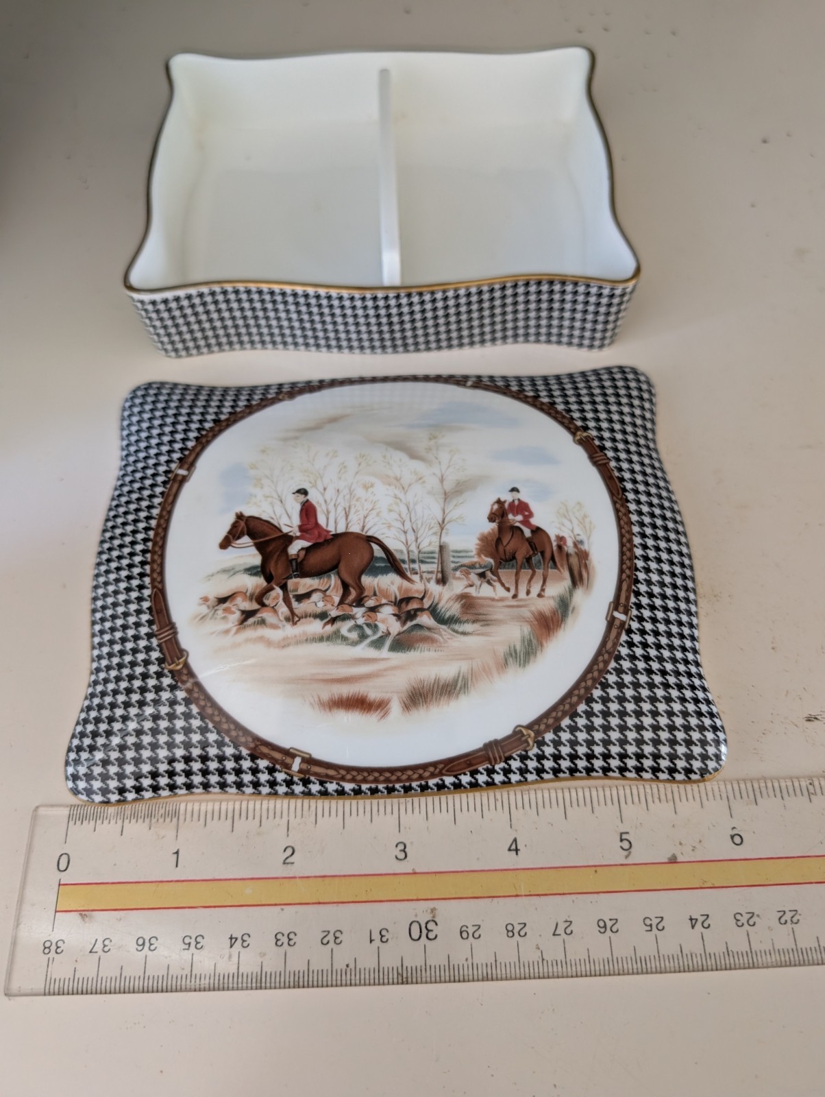 Rare Ralph Lauren Wedgwood Balmoral Hunt Double Deck Playing Card Box 1989