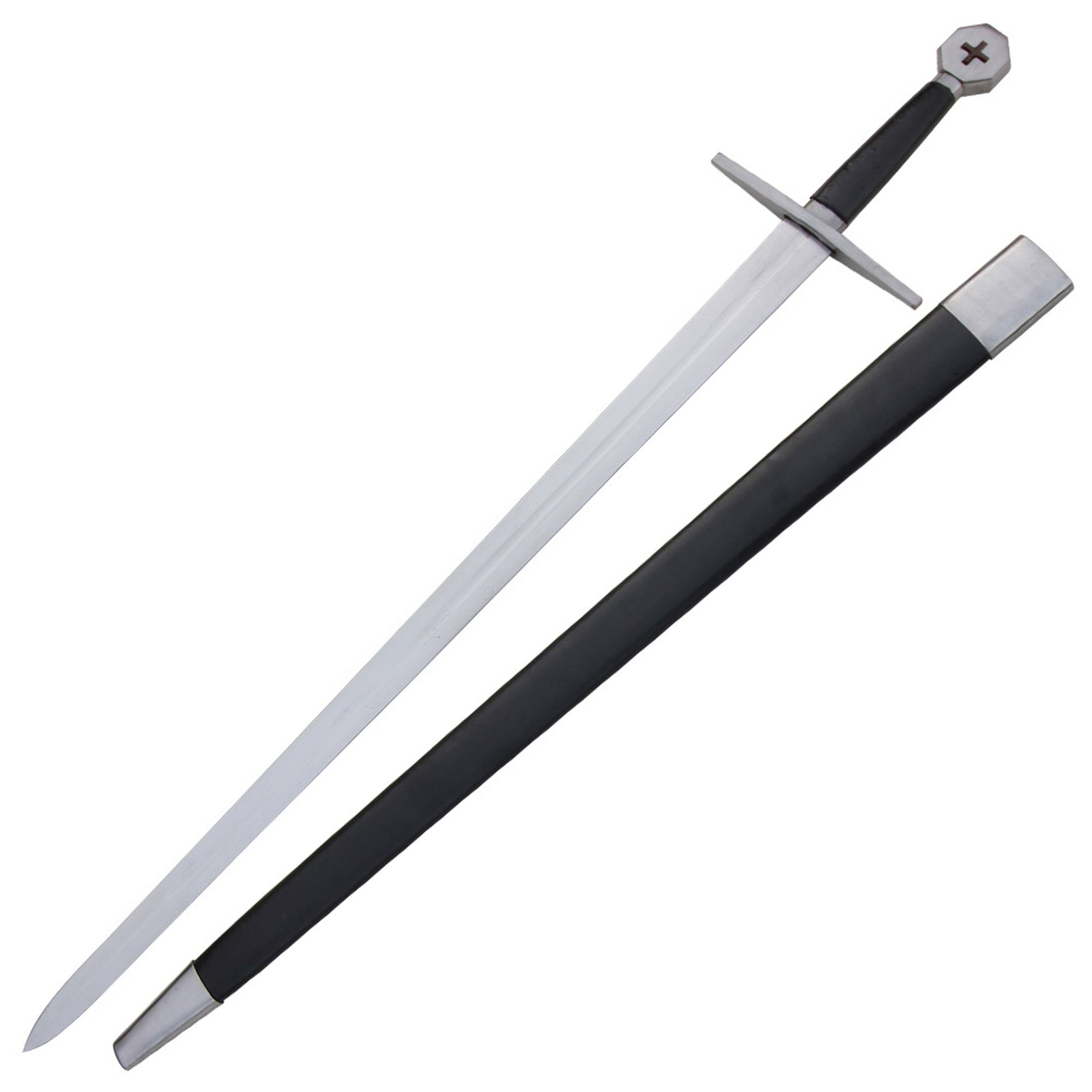 Battle Ready Tempered Steel Swords Full Tang Medieval Knight & Templar Replicas
