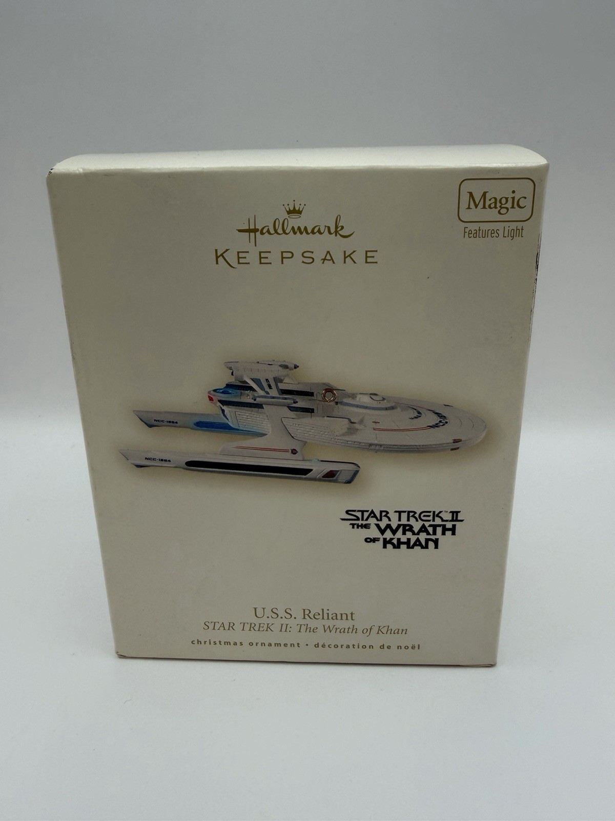 Hallmark Keepsake Star Trek USS Reliant Ornament 2008 New In Box Wrath Of Khan