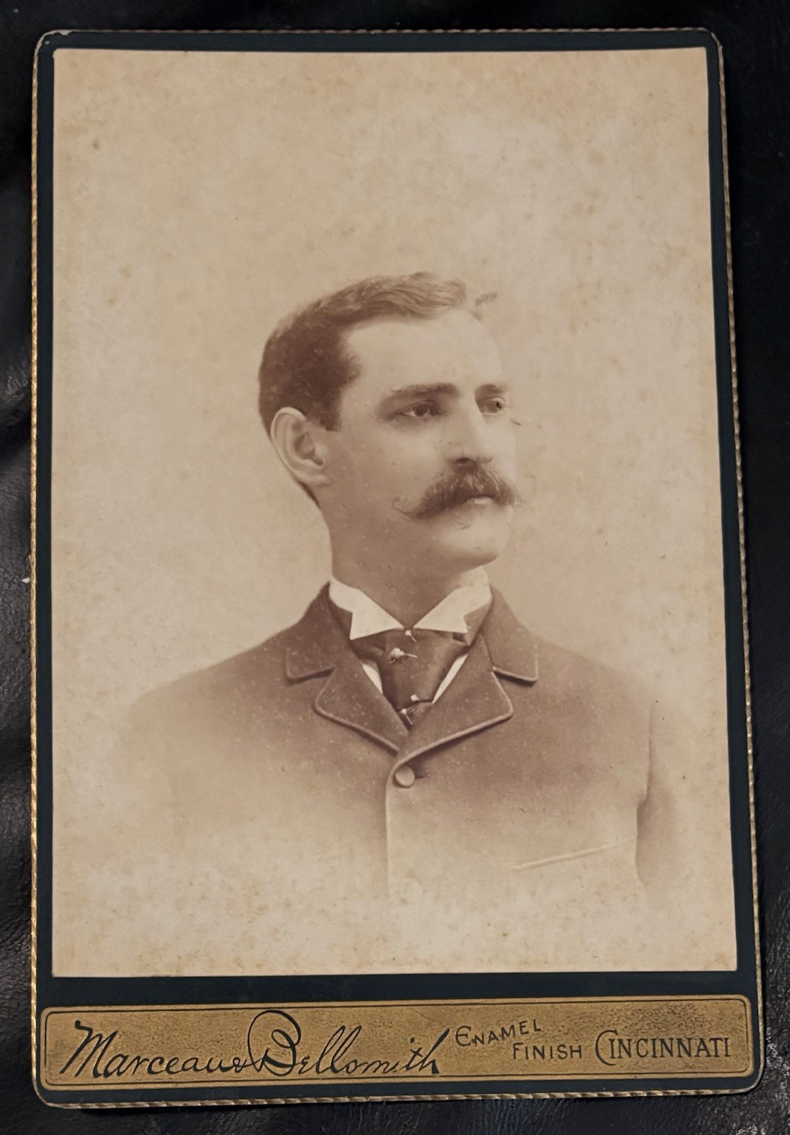 1880s-90s MLB Cincinnati Reds Baseball HOF Second Base Bid McPhee Cabinet Card