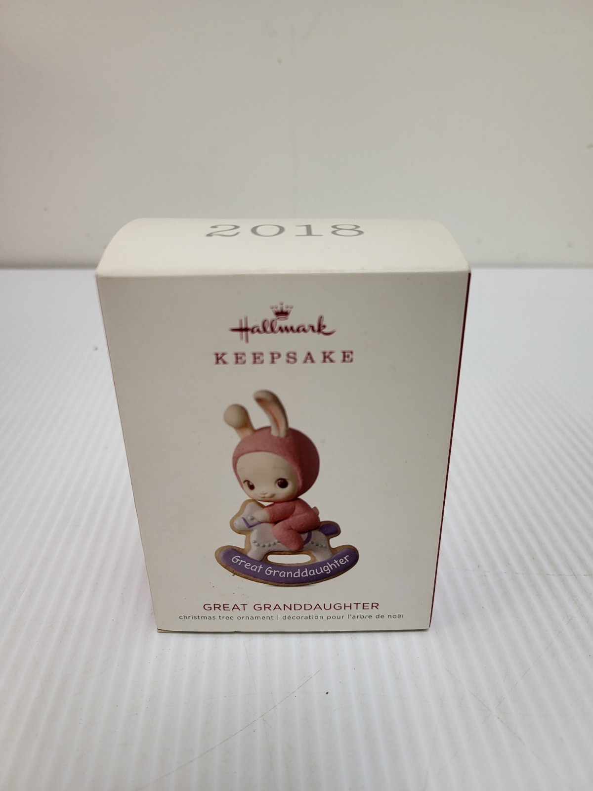Hallmark Keepsake 2018 Great Granddaughter Bunny Ornament
