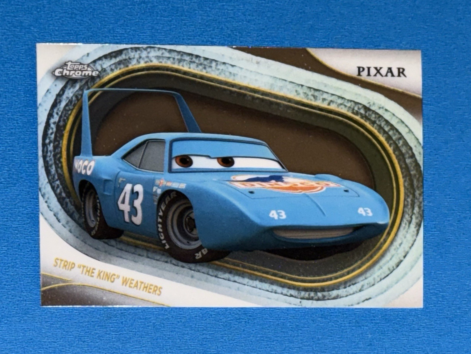 2025 Topps Chrome Disney Pixar Cars Strip “The King” Weathers Trading Card #57