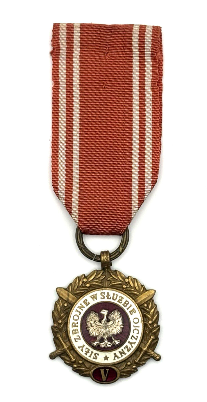 Poland Gold Medal for Long Service Za Długoletnią Służbę Polish PRL Award