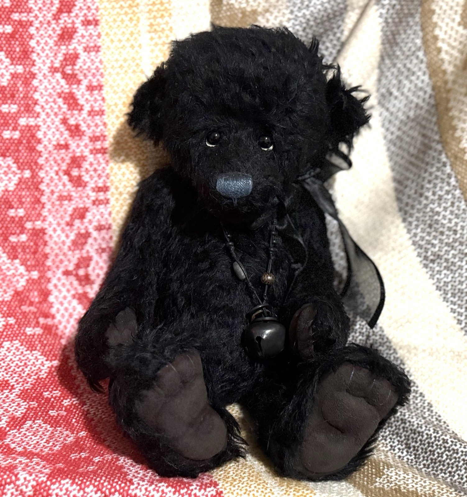 Charlie Bears Coleridge Black Mohair Bear