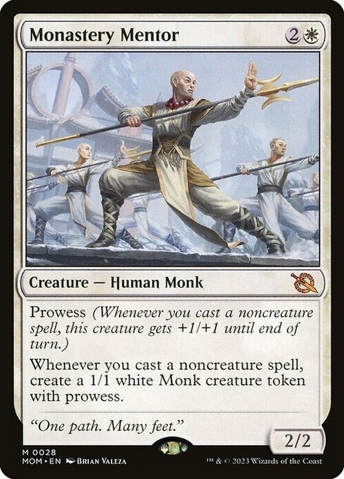Monastery Mentor ~ March of the Machine [ NM ] [ Magic MTG ]